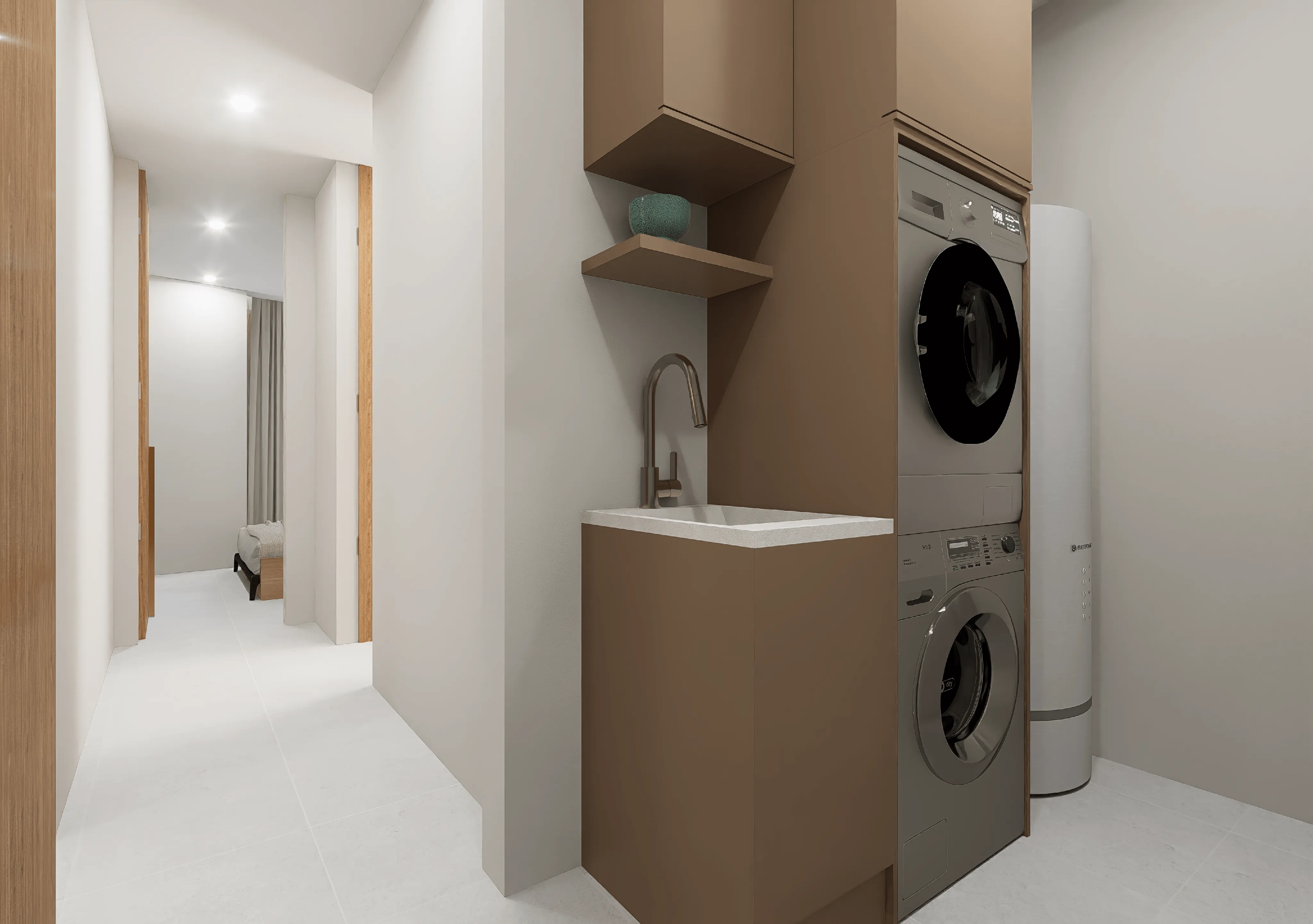 Casa de pueblo de obra nueva con vistas panorámicas, piscina & jardín en Llubí-12