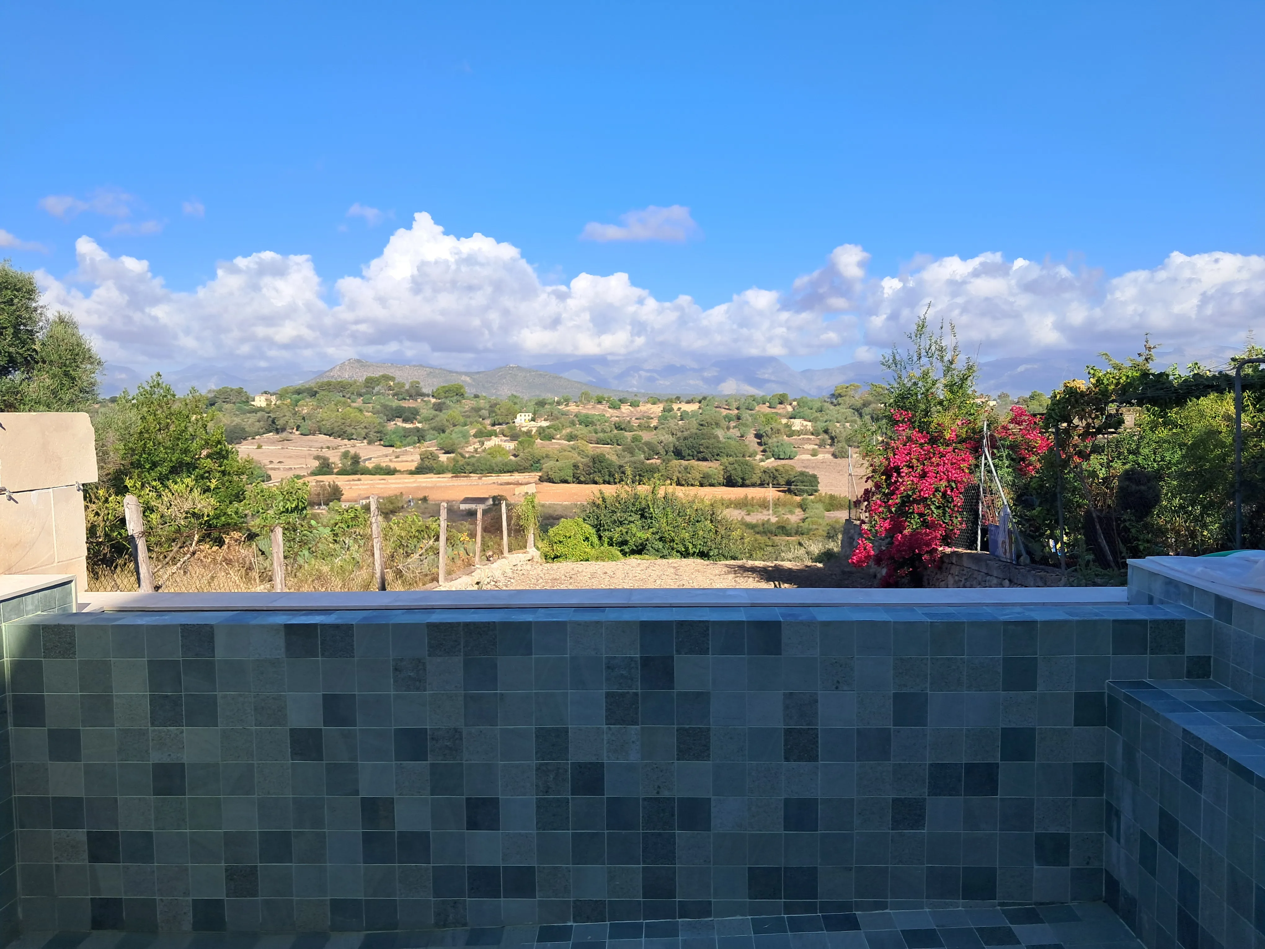 Newly built townhouse with panoramic views, pool & garden in Llubí-16