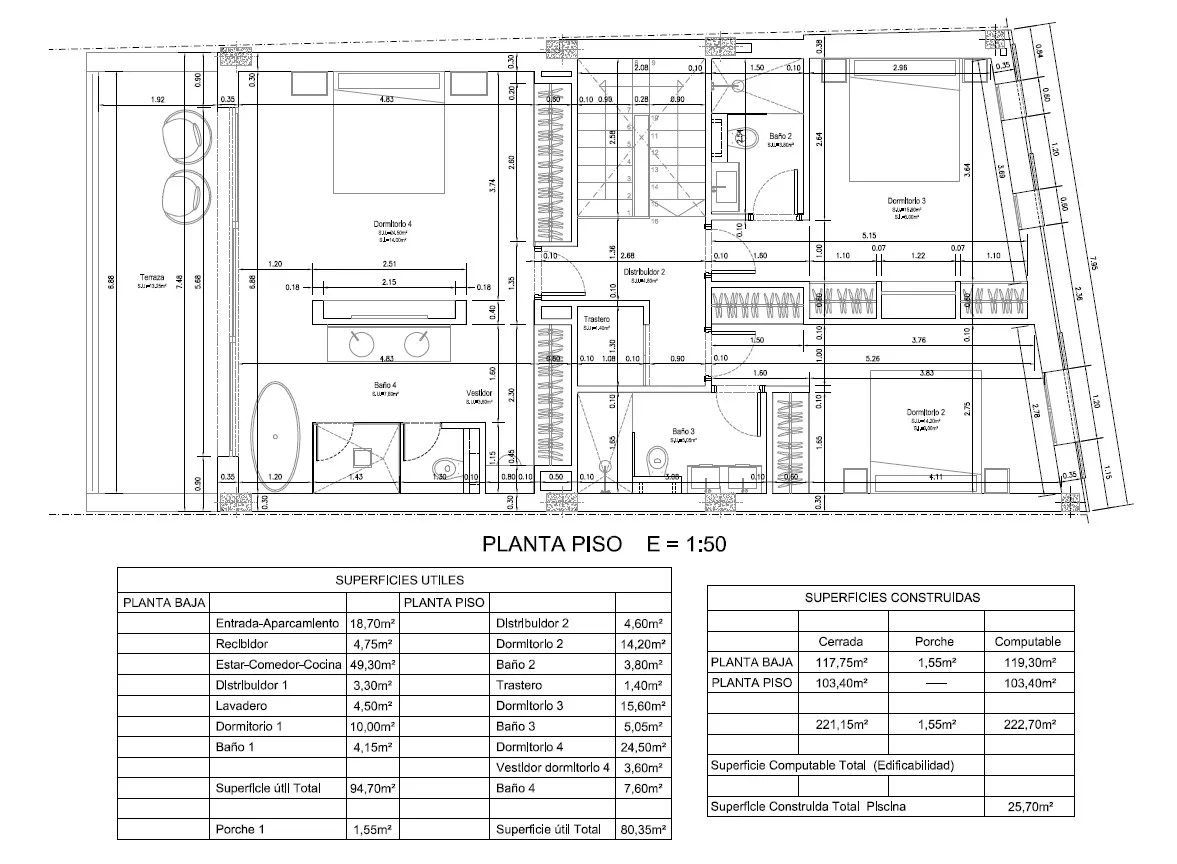 Newly built townhouse with panoramic views, pool & garden in Llubí-18