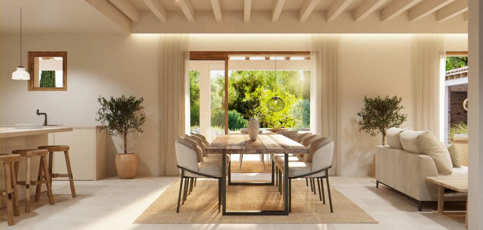 Nieuwbouw finca in mediterraan design met moderne inrichting-3