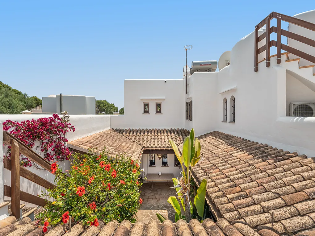 Mediterranean property in the second sea line at Cala Gran with rental license-13