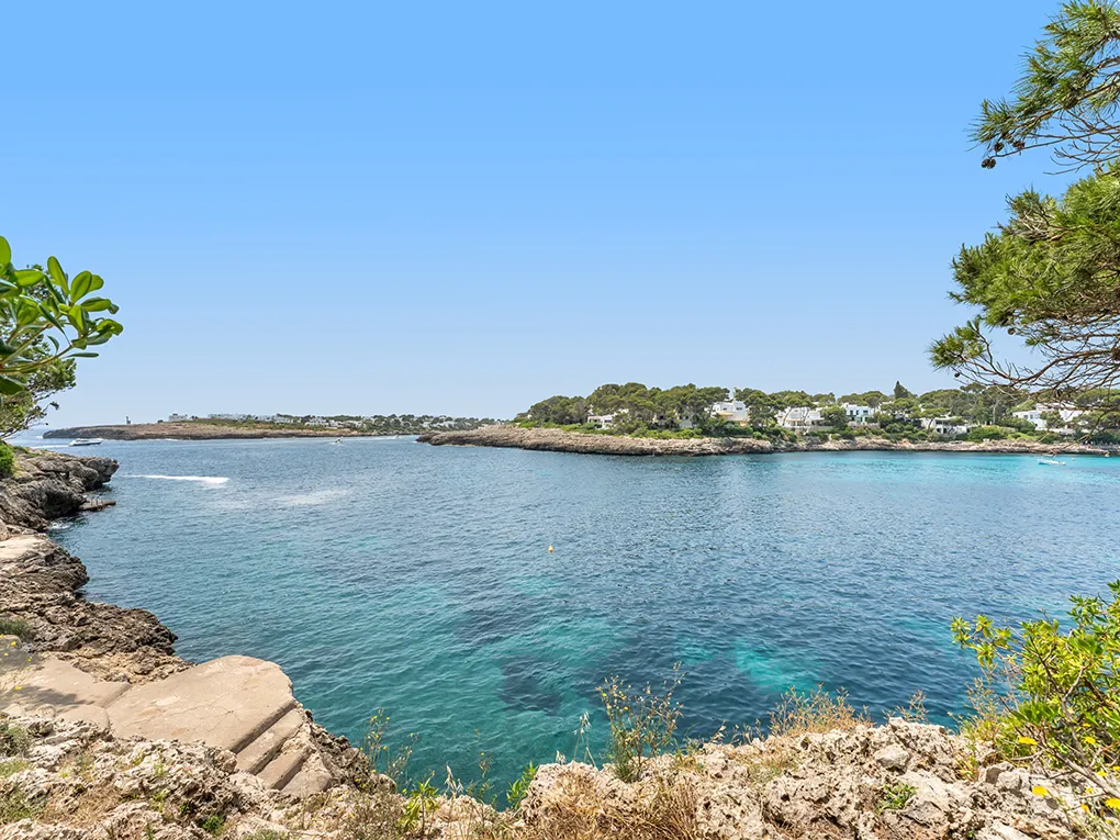 Mediterranean property in the second sea line at Cala Gran with rental license-4