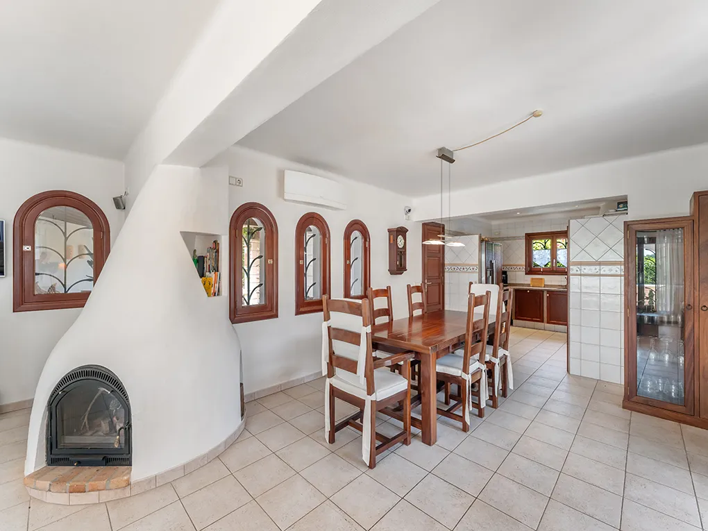 Mediterranean property in the second sea line at Cala Gran with rental license-7