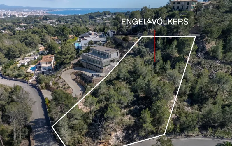 Eksklusivt villaprojekt med byggetilladelse på en førsteklasses beliggenhed i Son Vida