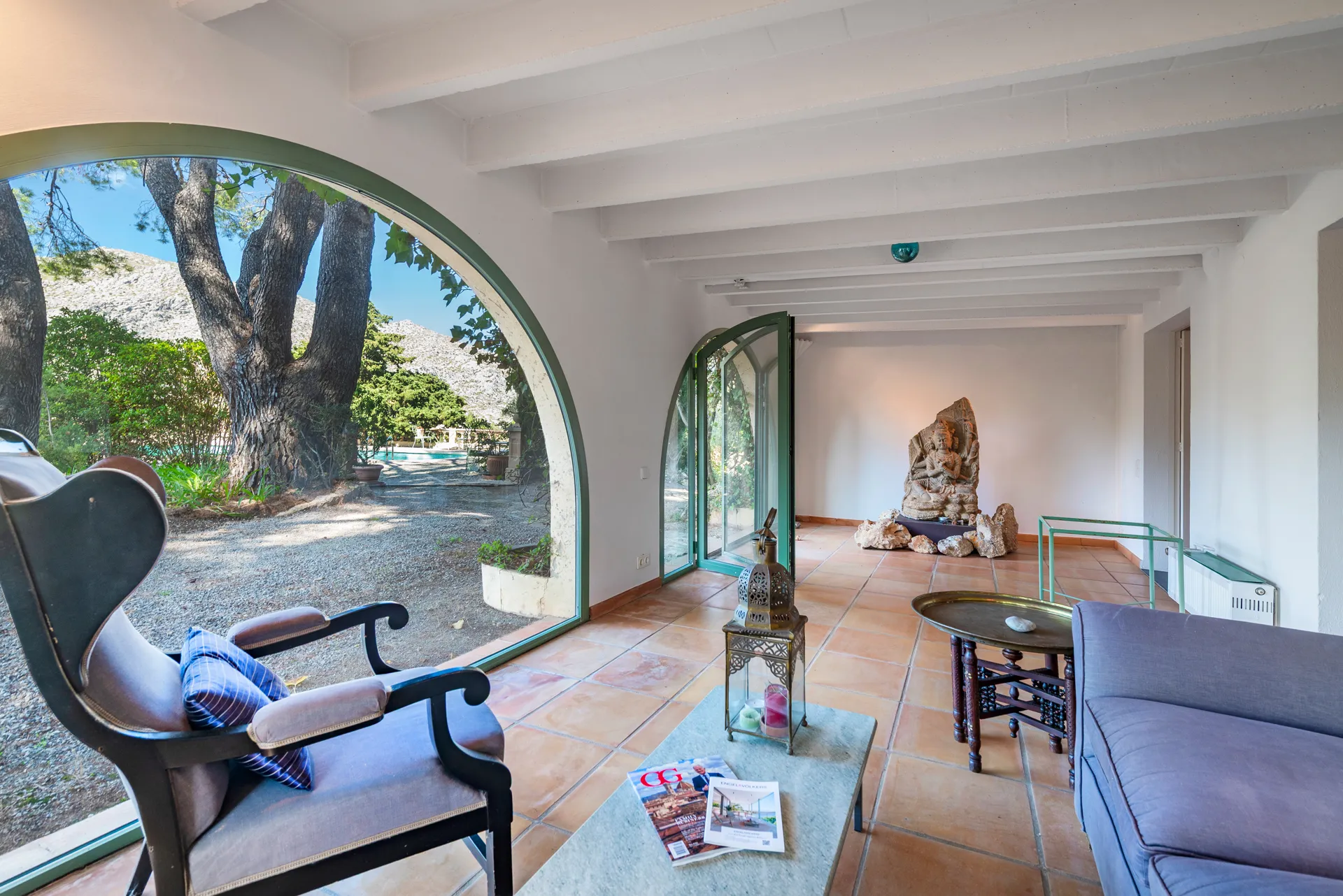 Encantadora casa en lo alto del Monte Calvario con vistas al mar y la montaña-4