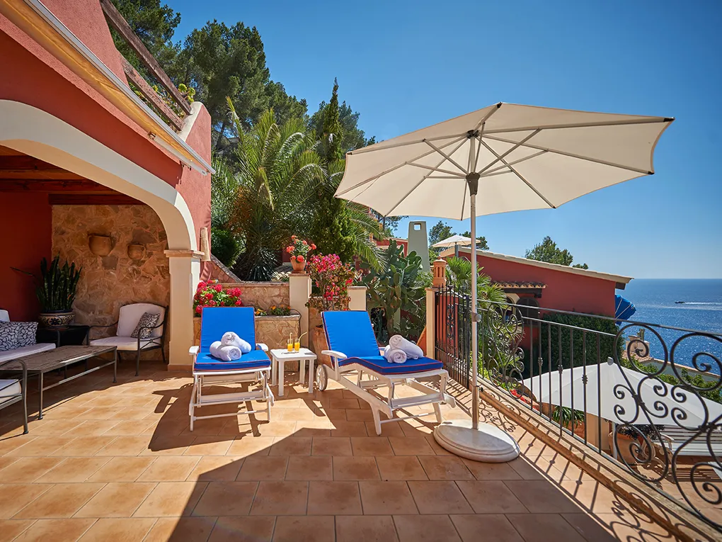 Apartament mediterrani amb fantàstiques vistes al mar i a la piscina-17