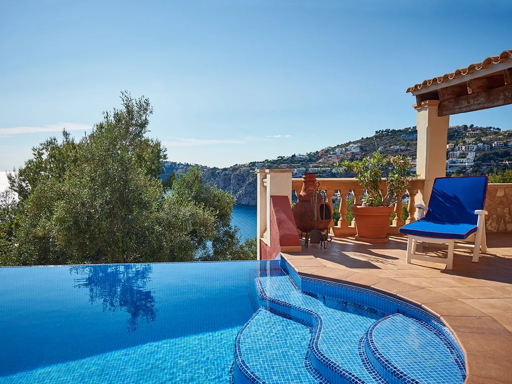 Apartament mediterrani amb fantàstiques vistes al mar i a la piscina-5