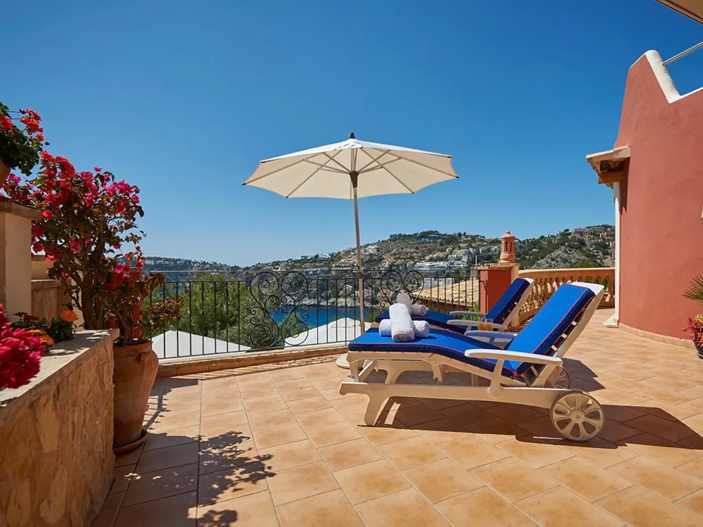 Apartament mediterrani amb fantàstiques vistes al mar i a la piscina-7