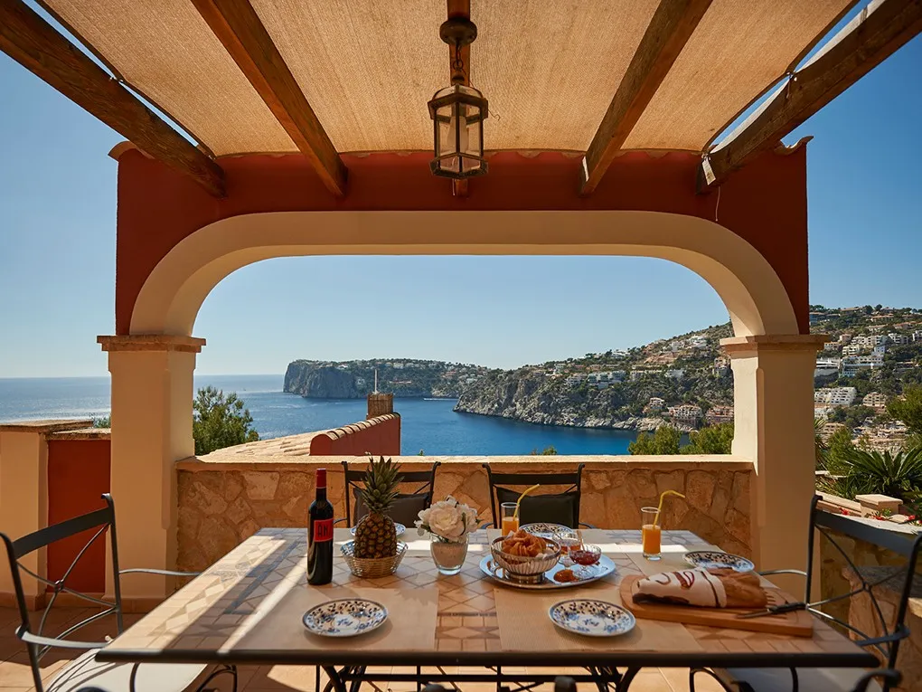 Apartament mediterrani amb fantàstiques vistes al mar i a la piscina-3