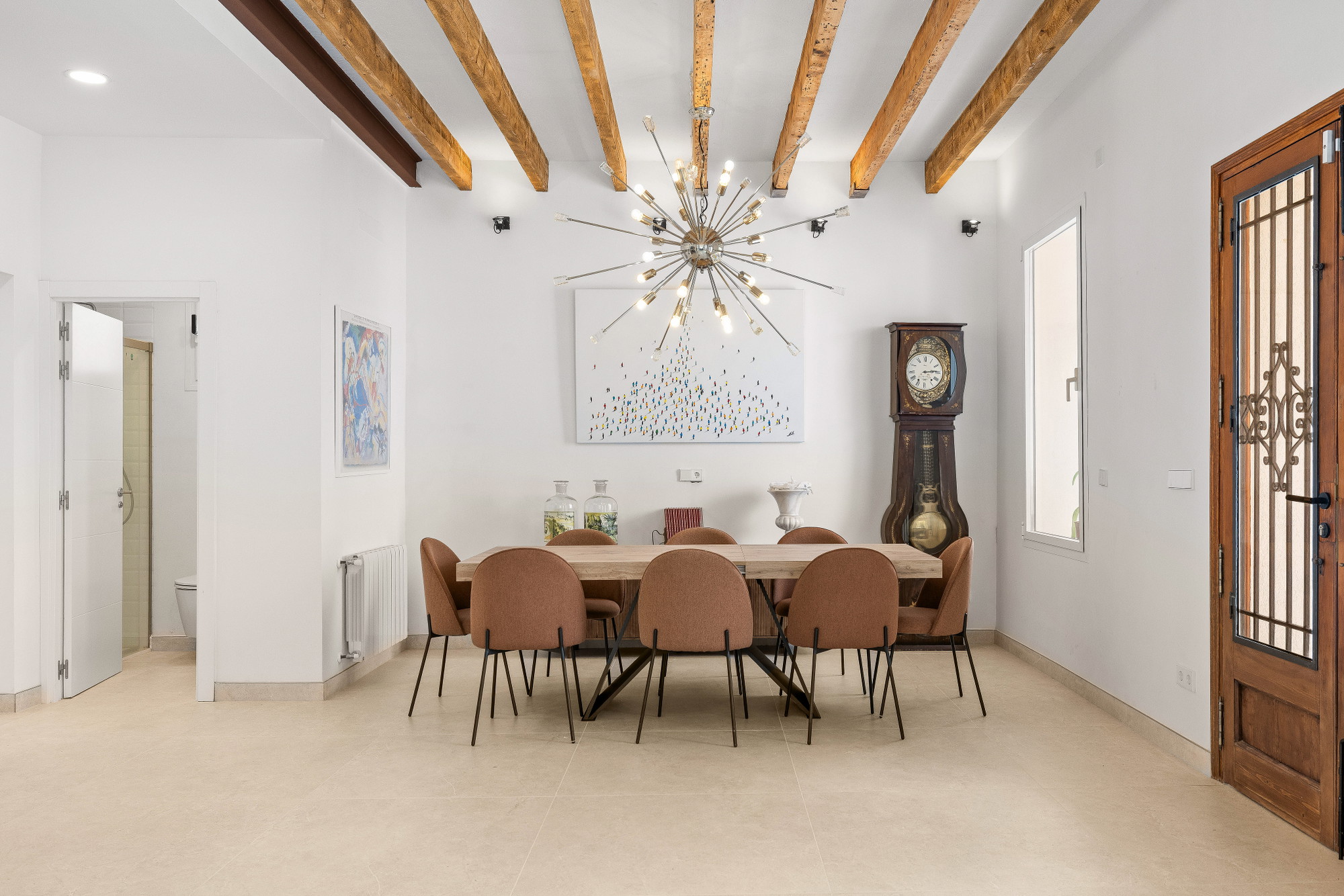 Beautifully renovated central house in Palma with Pool, Lush Garden & Cathedral Views-7