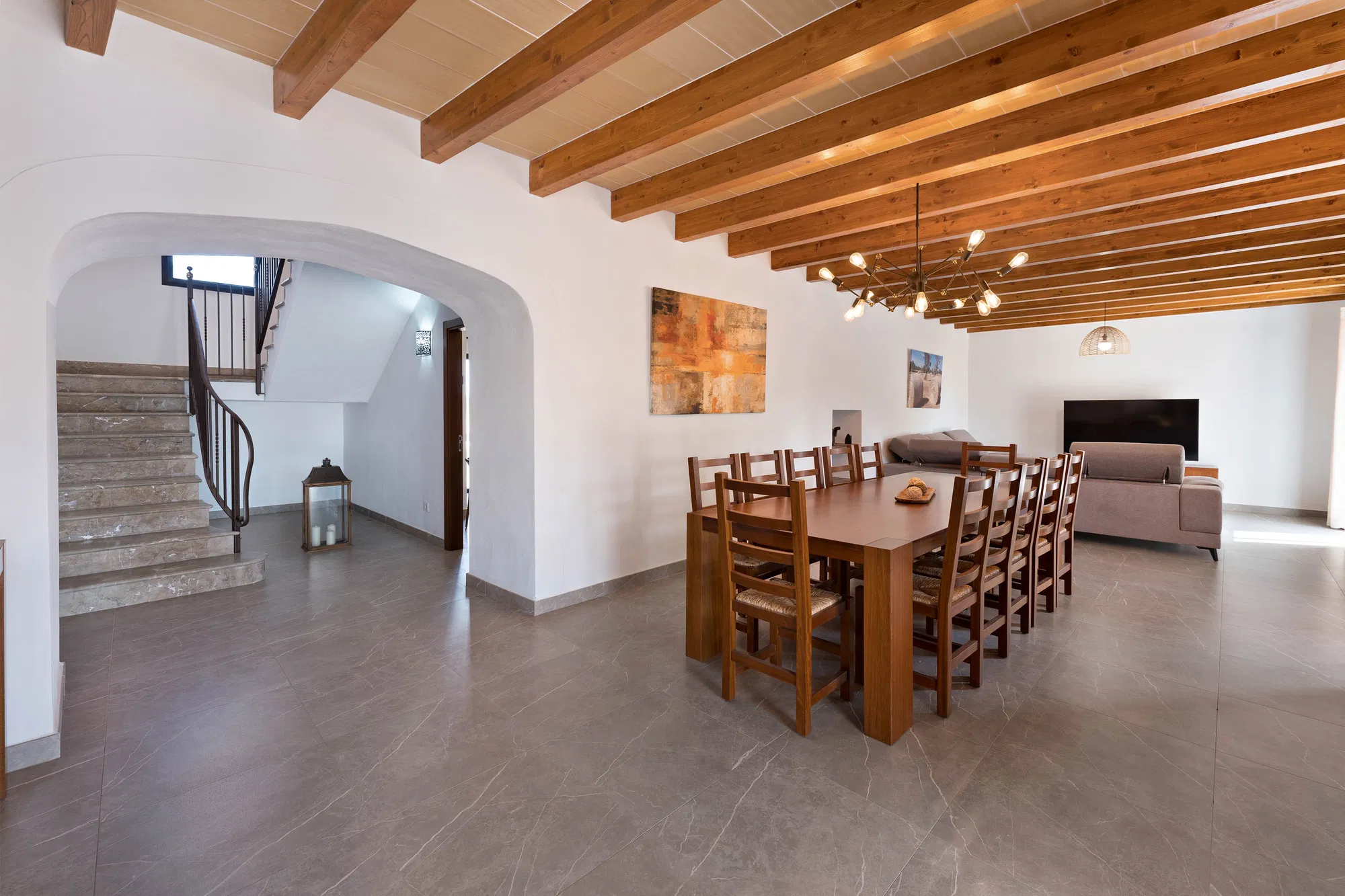 Natural stone finca with large pool and lots of privacy-3
