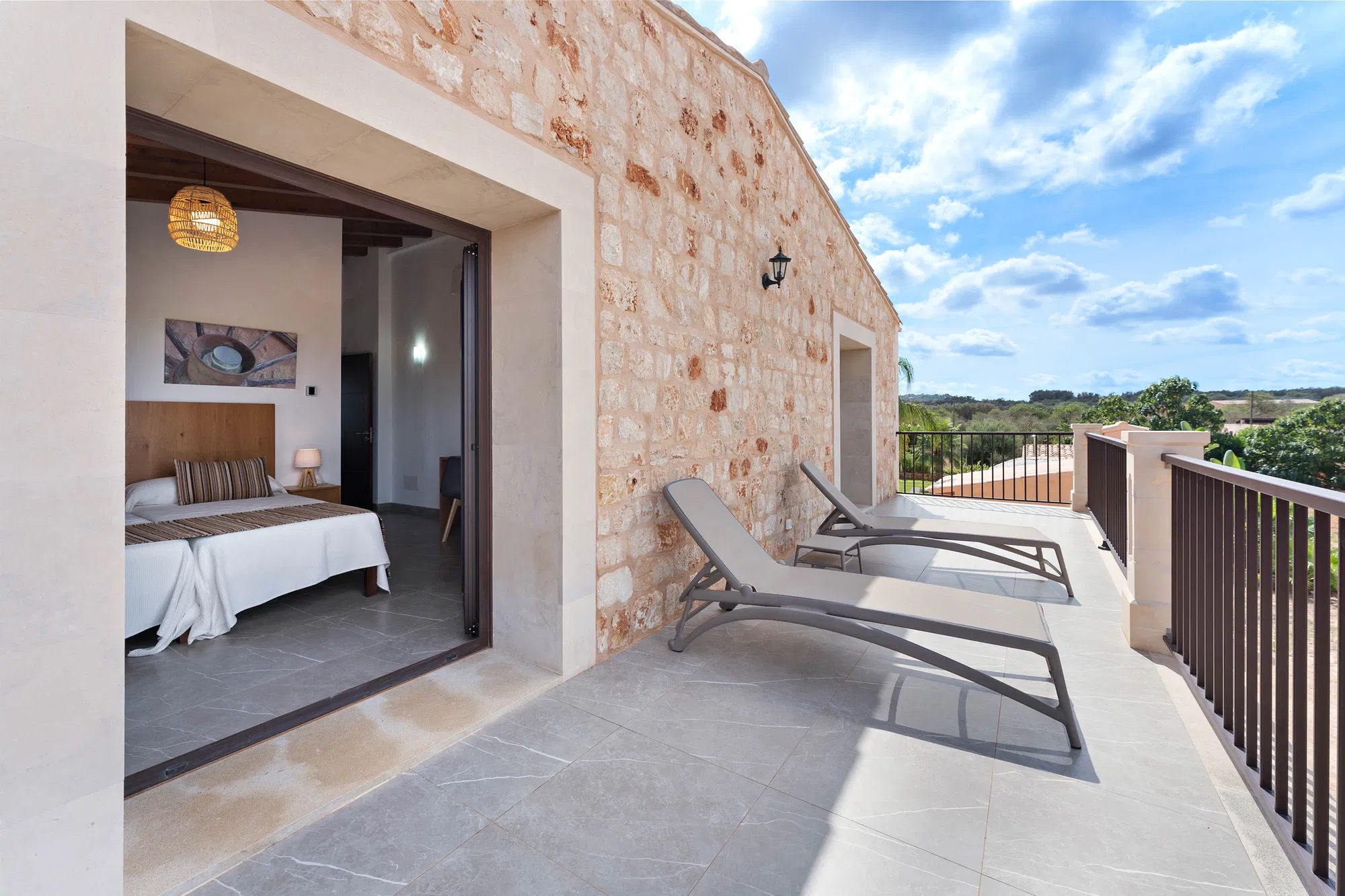 Natural stone finca with large pool and lots of privacy-8