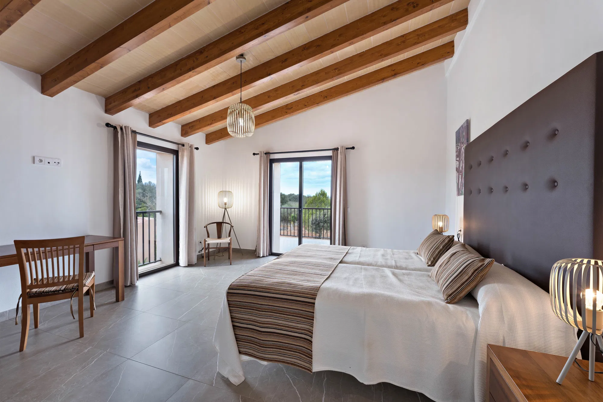 Natural stone finca with large pool and lots of privacy-9
