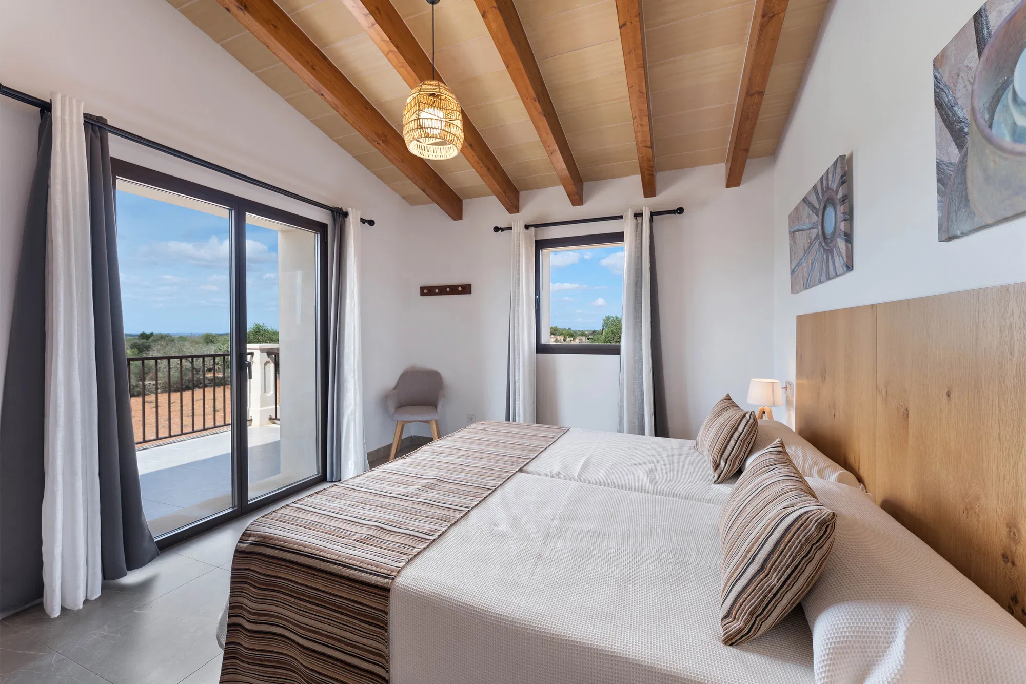 Natural stone finca with large pool and lots of privacy-7