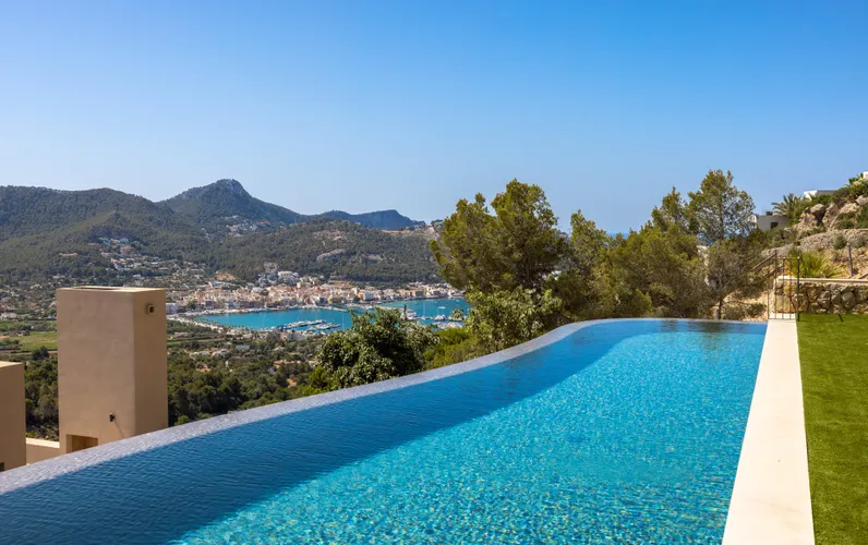 Residenza elegante con vista sulle montagne di Tramuntana