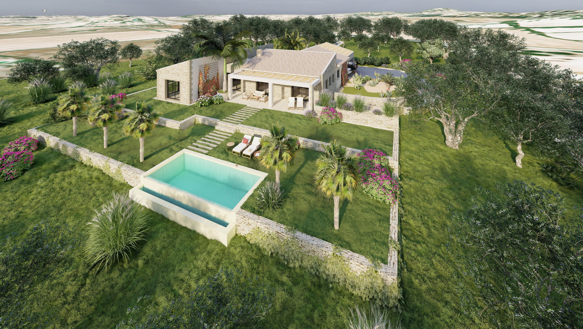 Dream plot in Montuïri with panoramic views of Puig de Randa-4