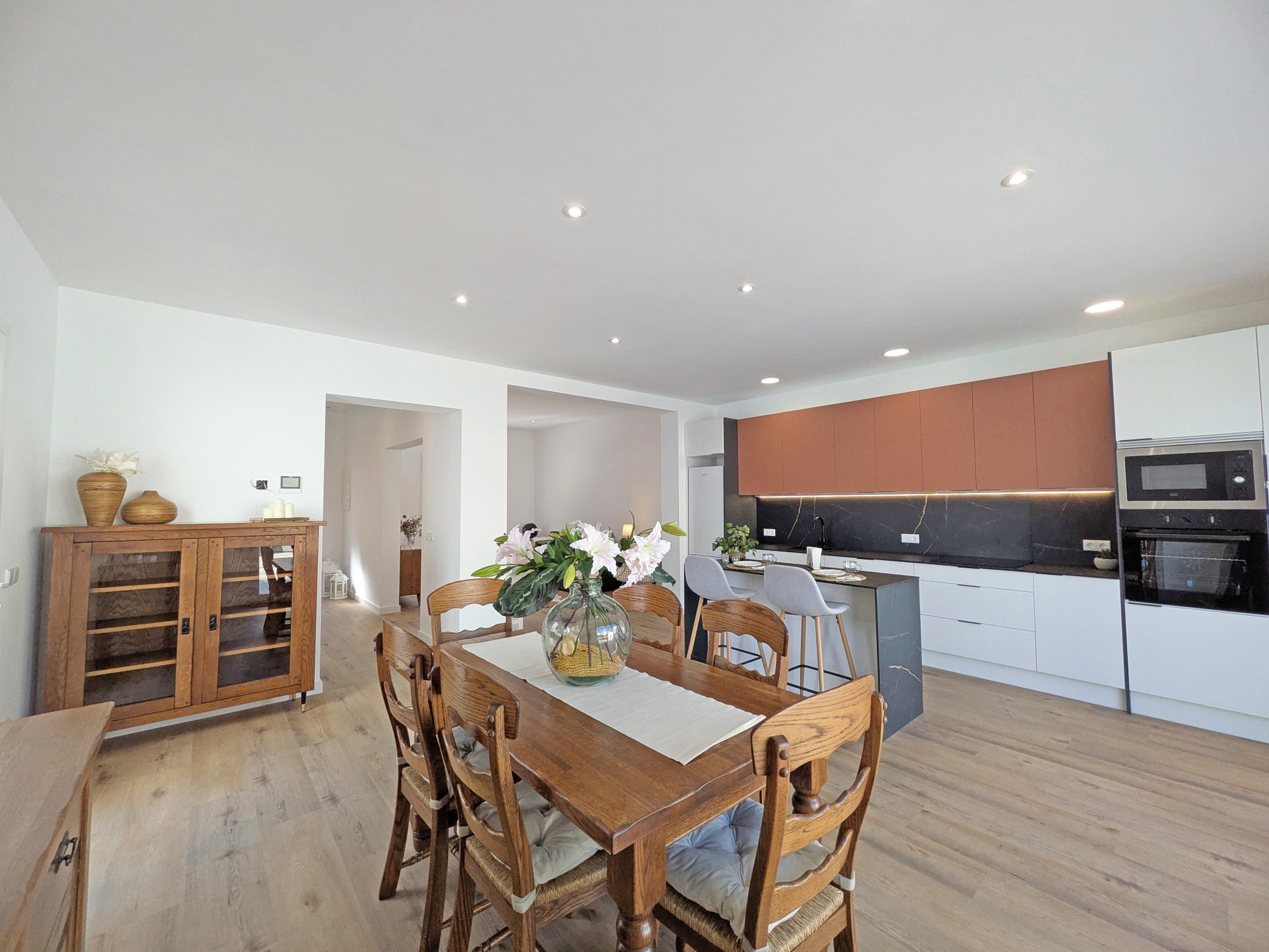 Newly renovated terraced house with pool-6
