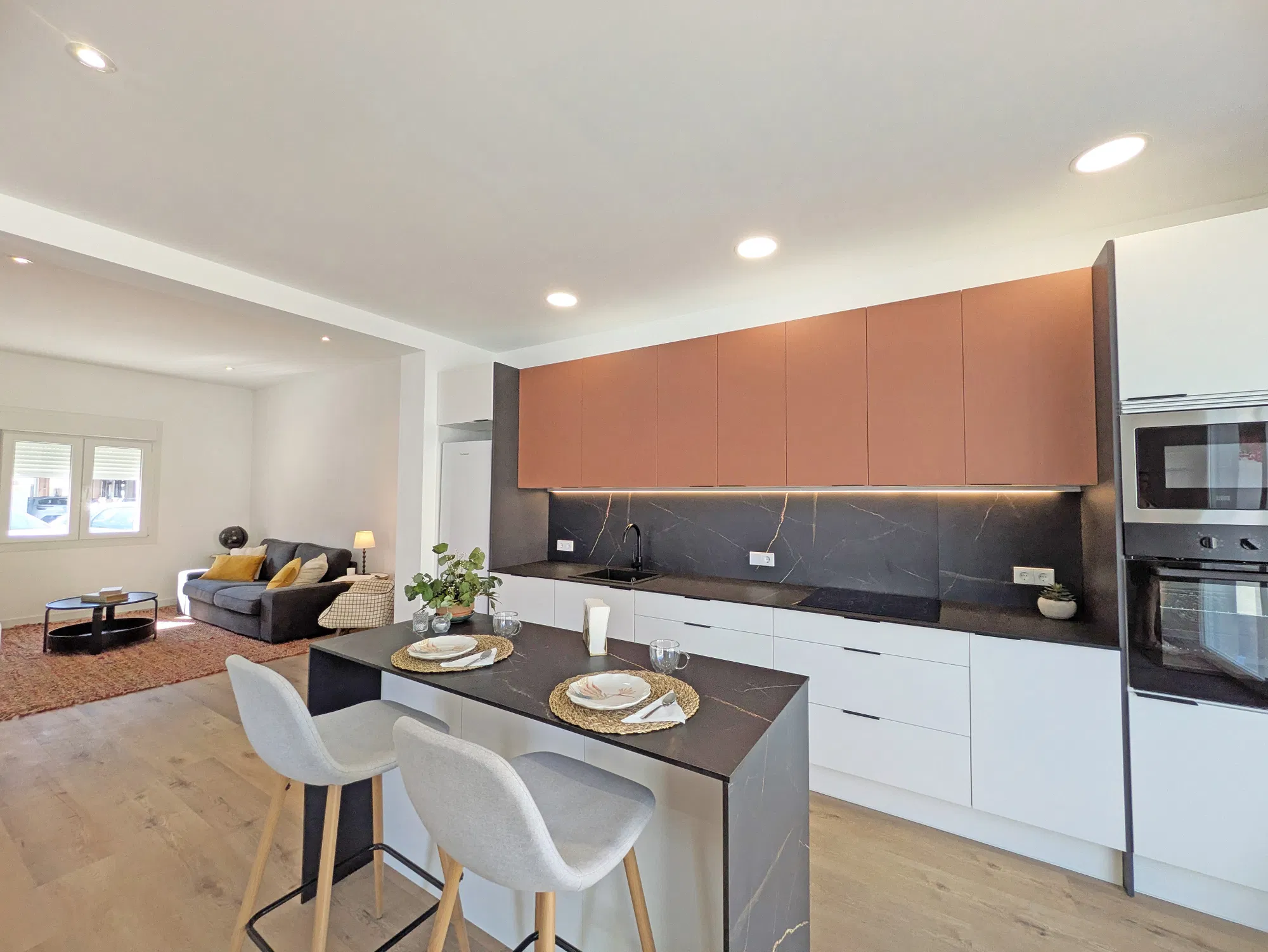 Newly renovated terraced house with pool-5