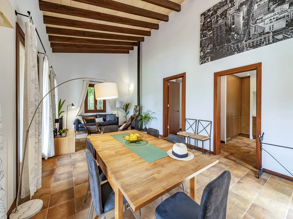 Bellissima finca in pietra naturale con licenza di affitto vicino a Campanet-1