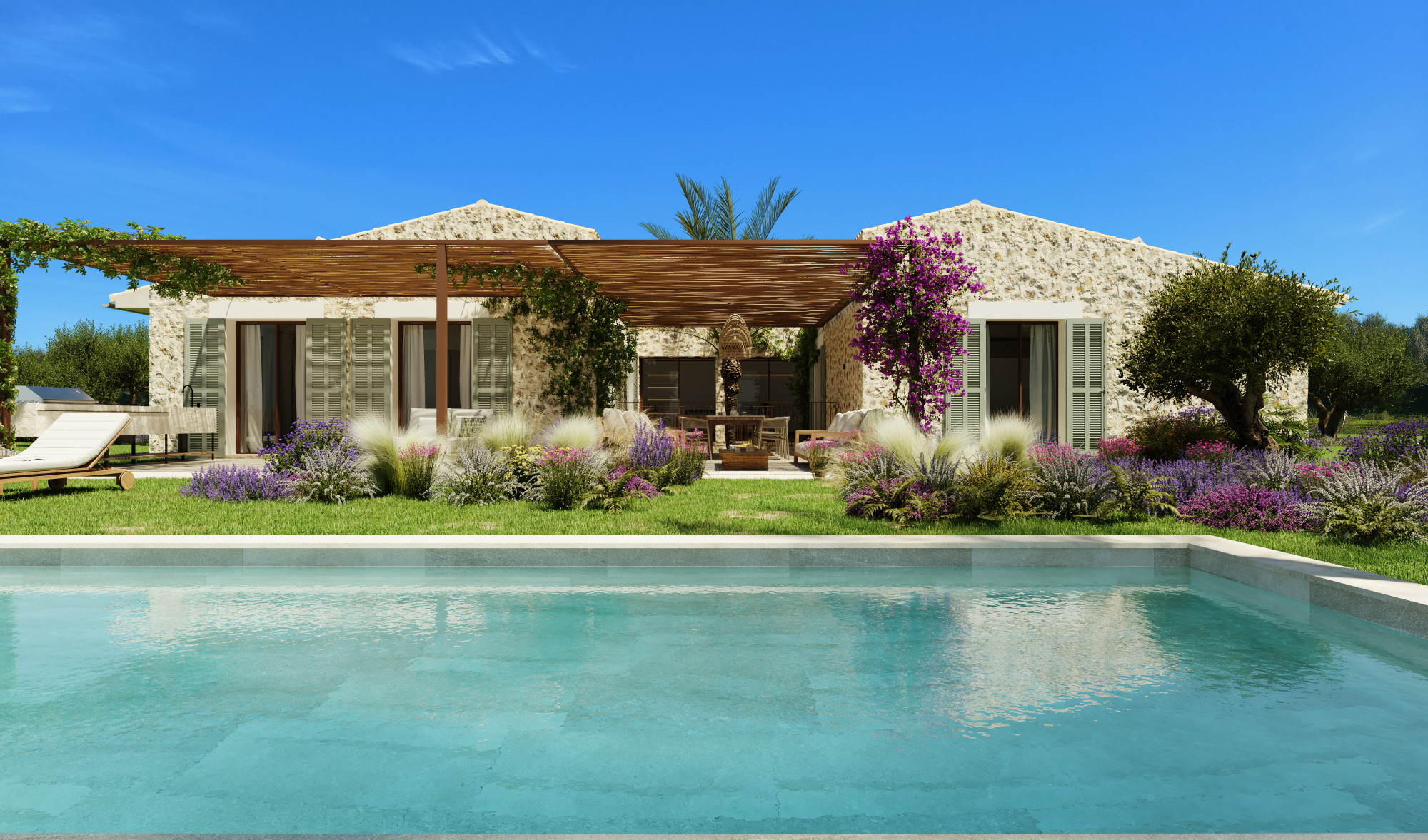 Nouvelle finca près de Búger – architecture méditerranéenne, design moderne et ambiance insulaire décontractée