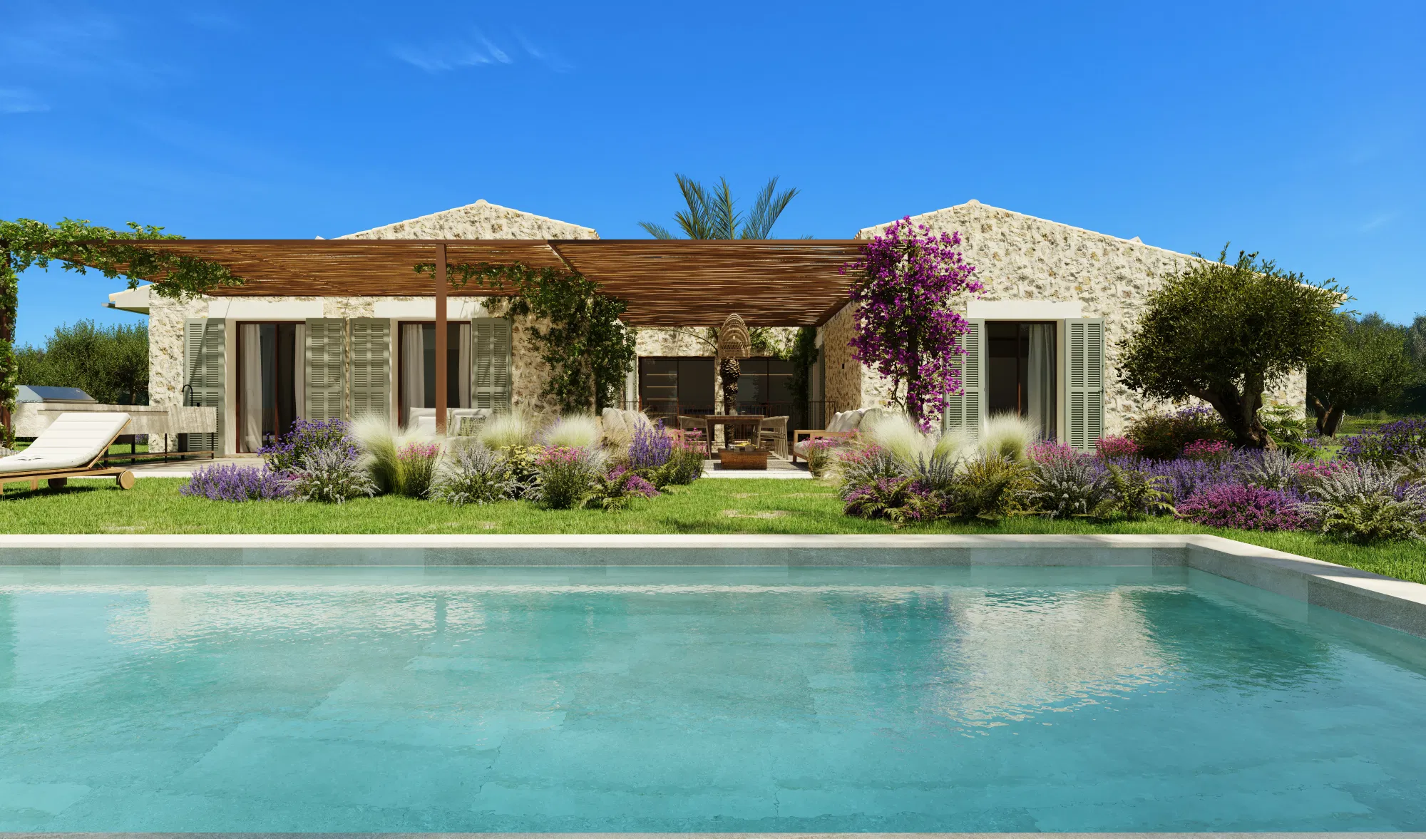 New-build finca near Búger – Mediterranean architecture, modern design and relaxed island living-1