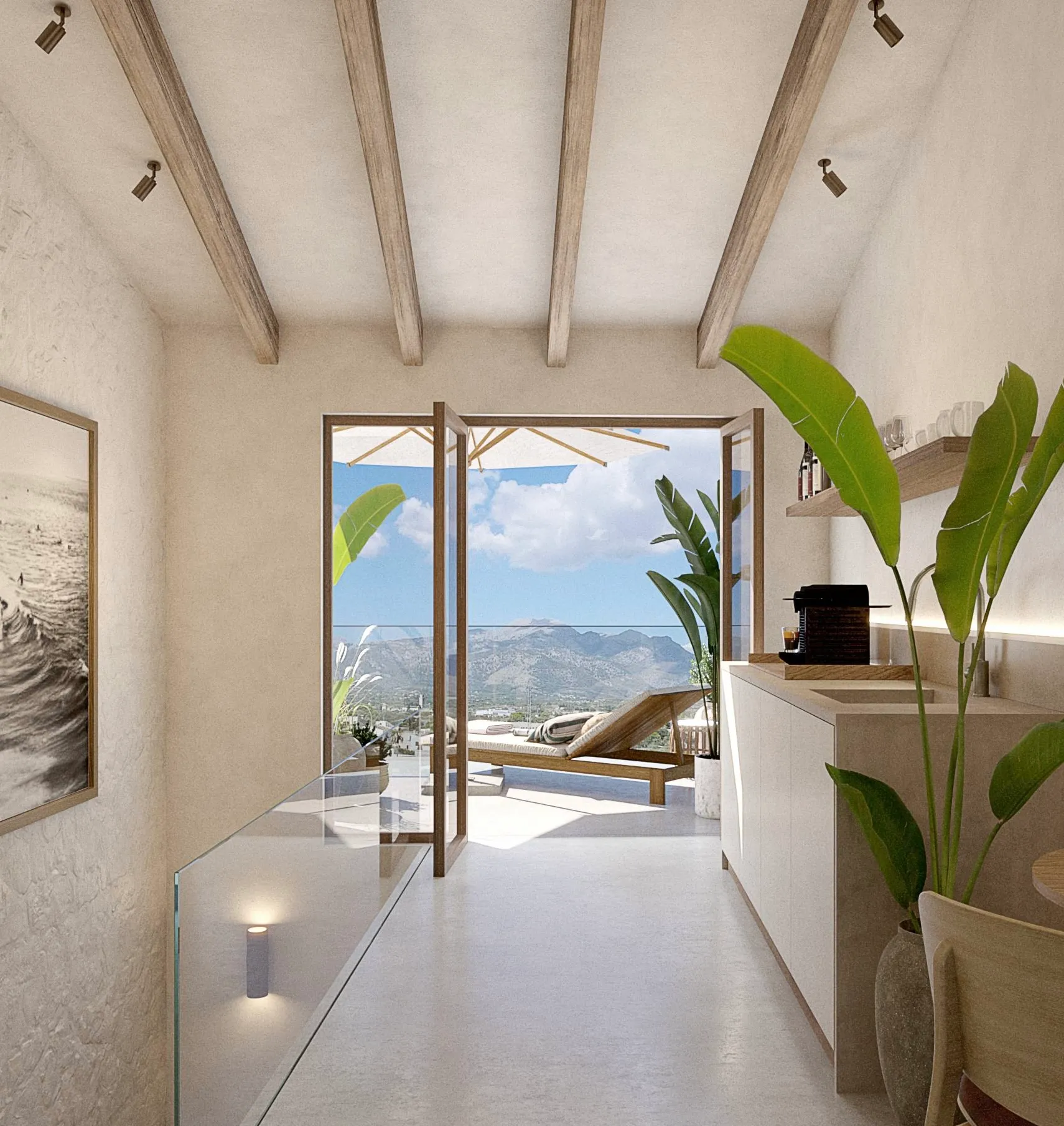 Village house with approved renovation project, Búger-3