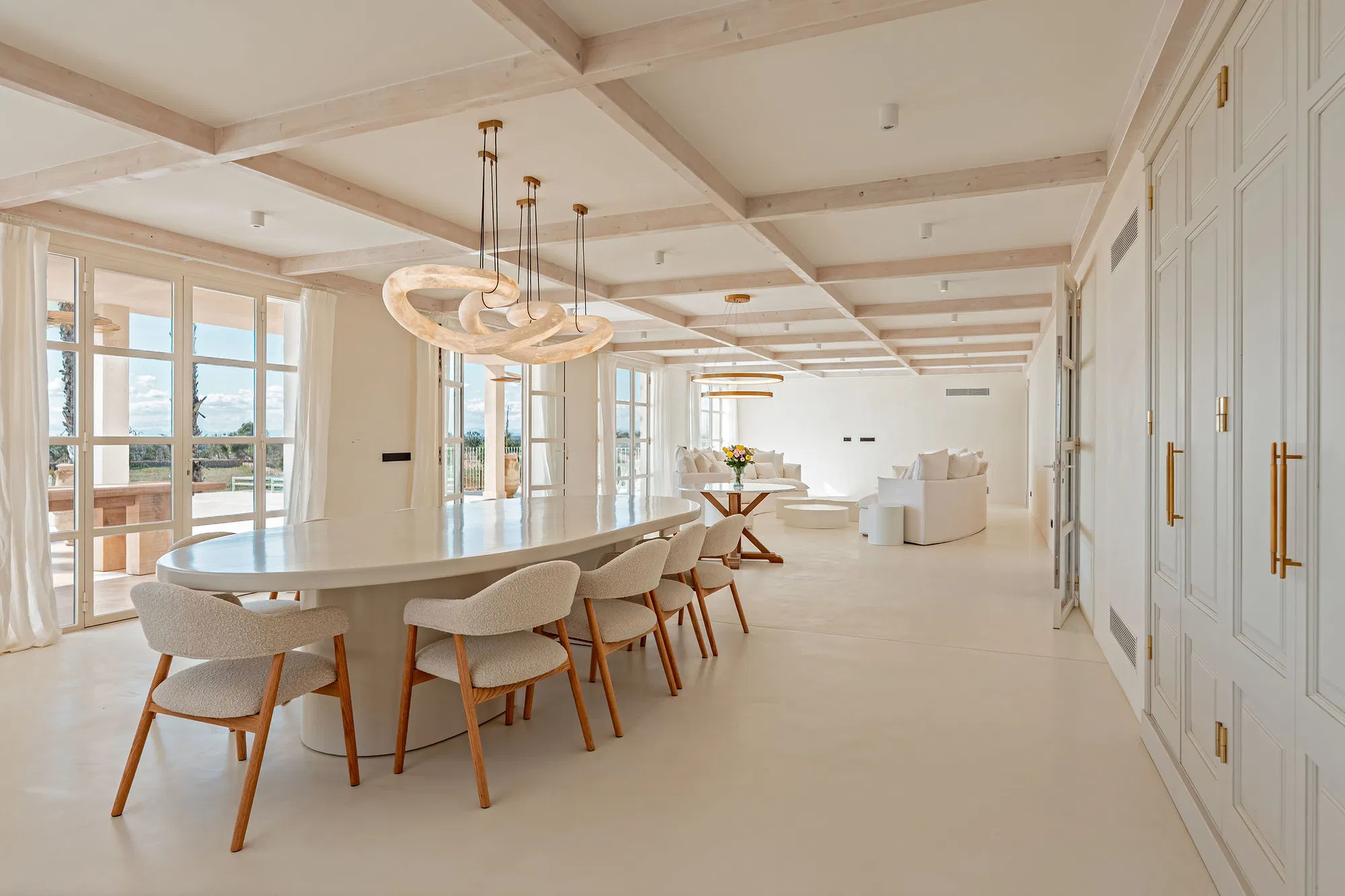 Season renting: Designer Finca with Sea View-3