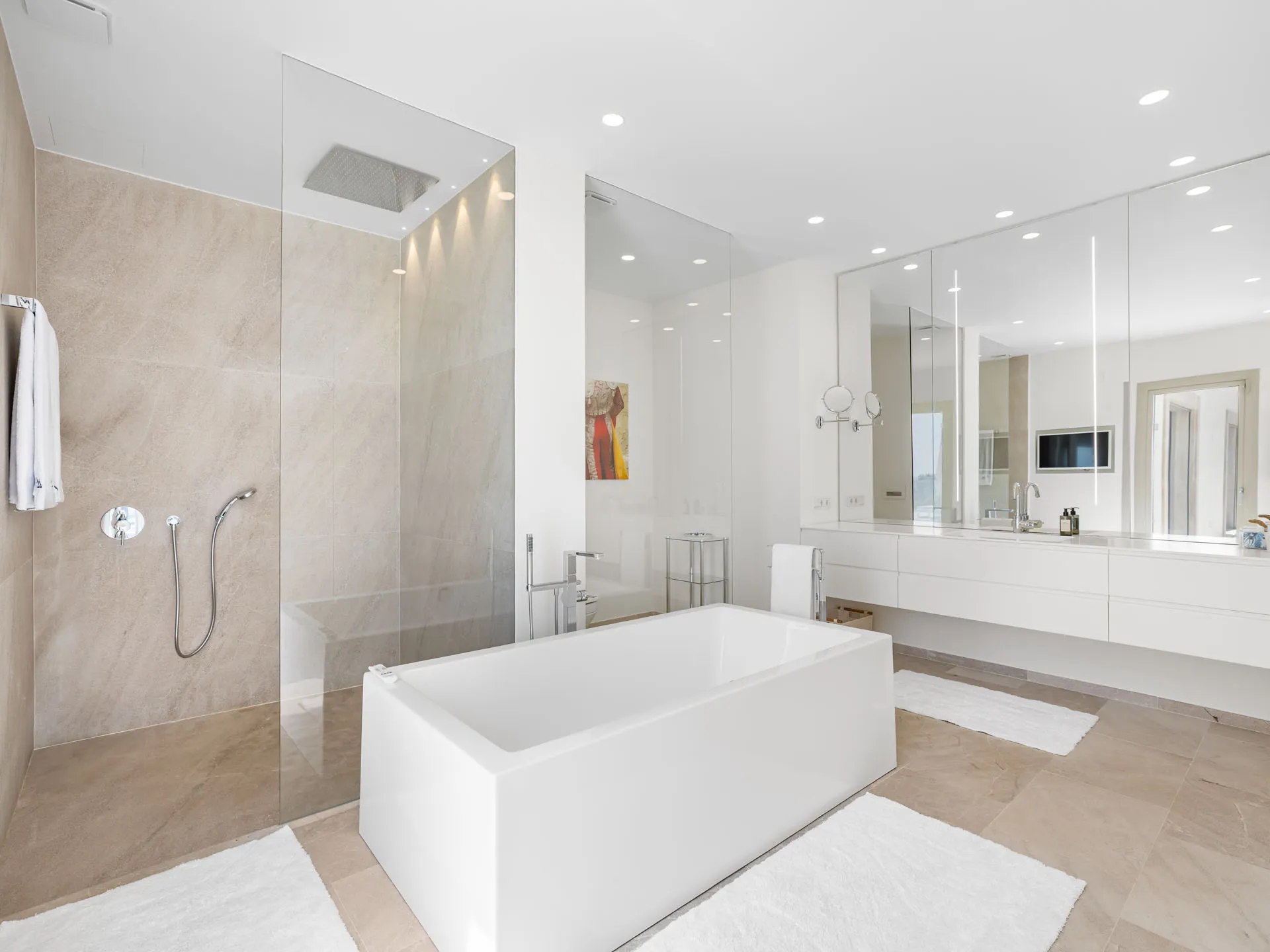 Donde la luz se une al lujo - Villa con vistas al mar, casa de invitados y piscina-19