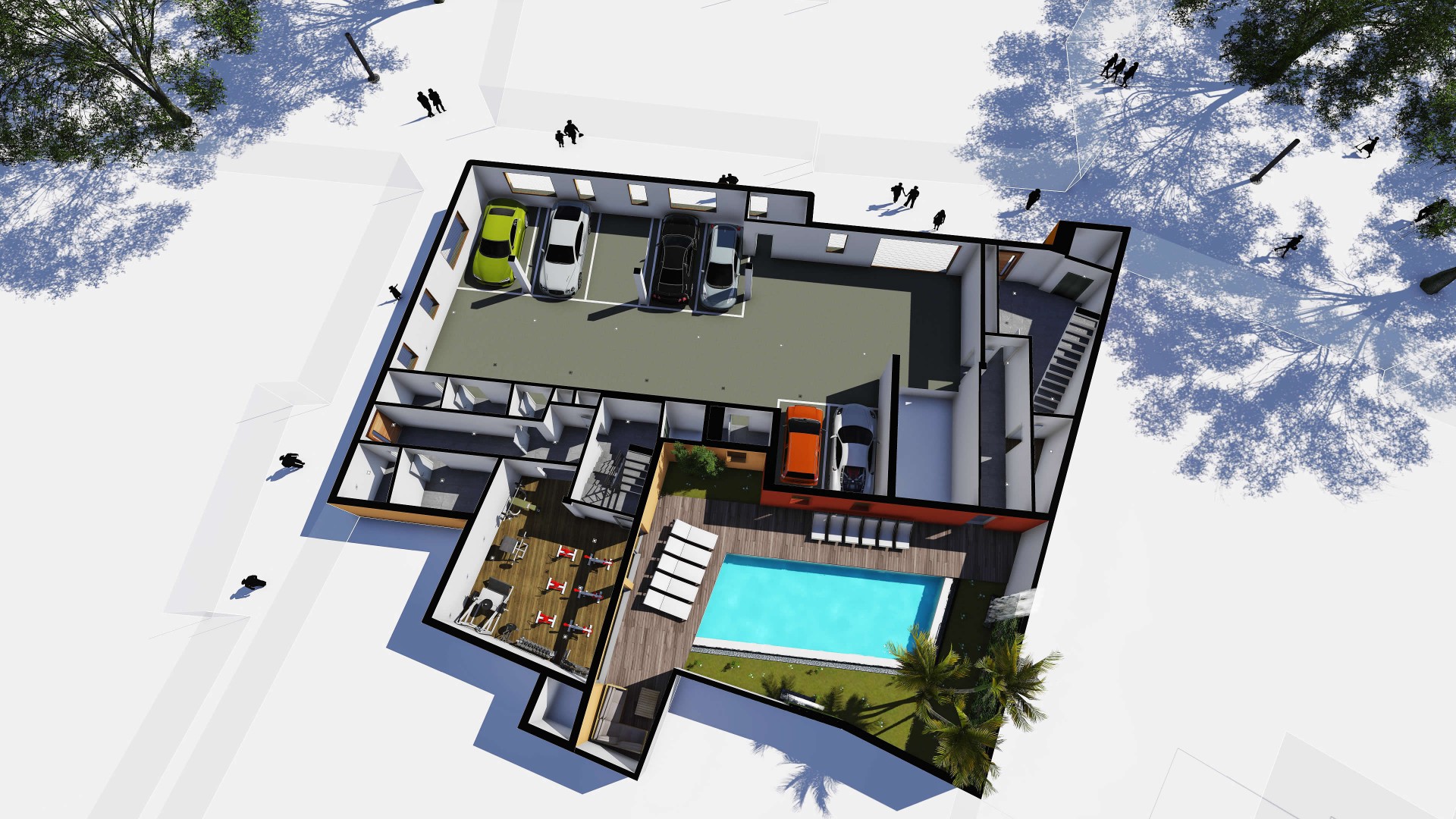 Exclusive, bright apartment with pool, gym, elevator and parking in Calatrava-10