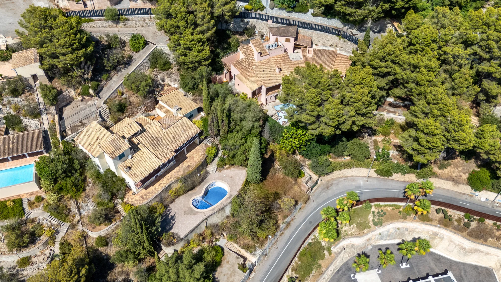 Spectacular sea view plot in Son Vida-3