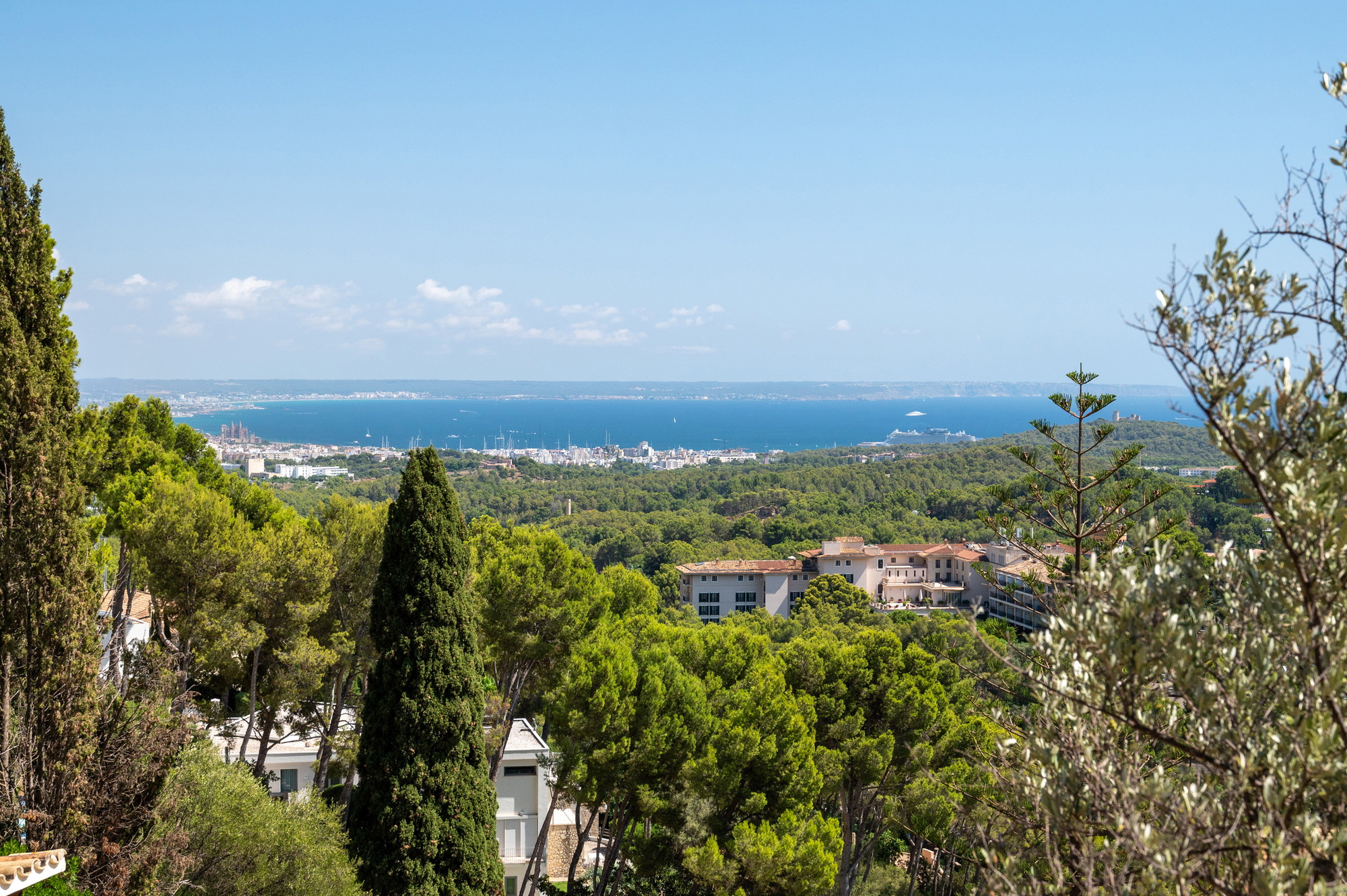 Spectacular sea view plot in Son Vida-6