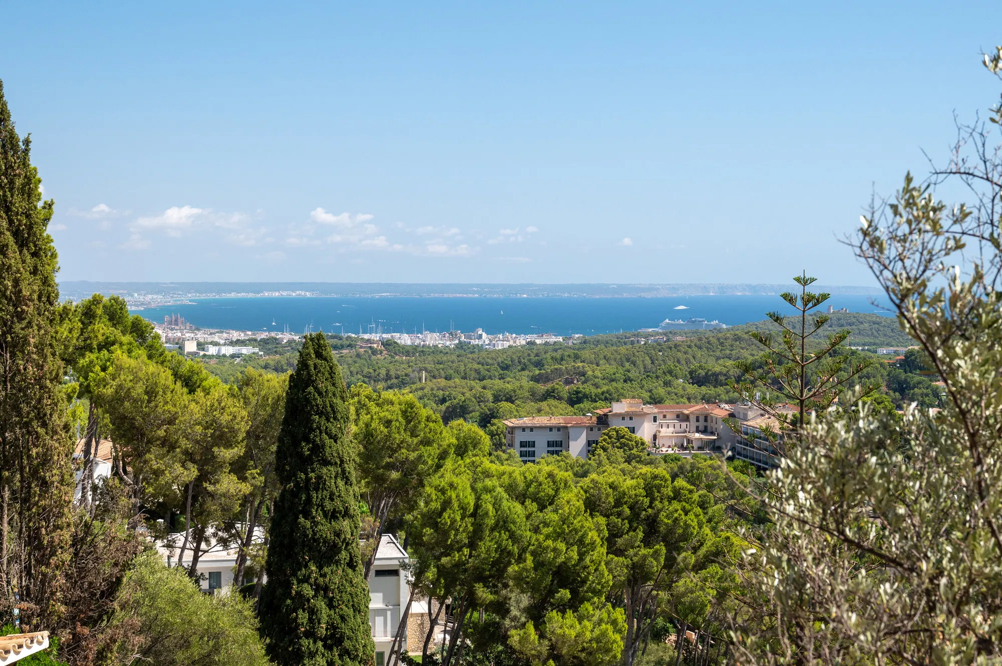 Spectacular sea view plot in Son Vida-6