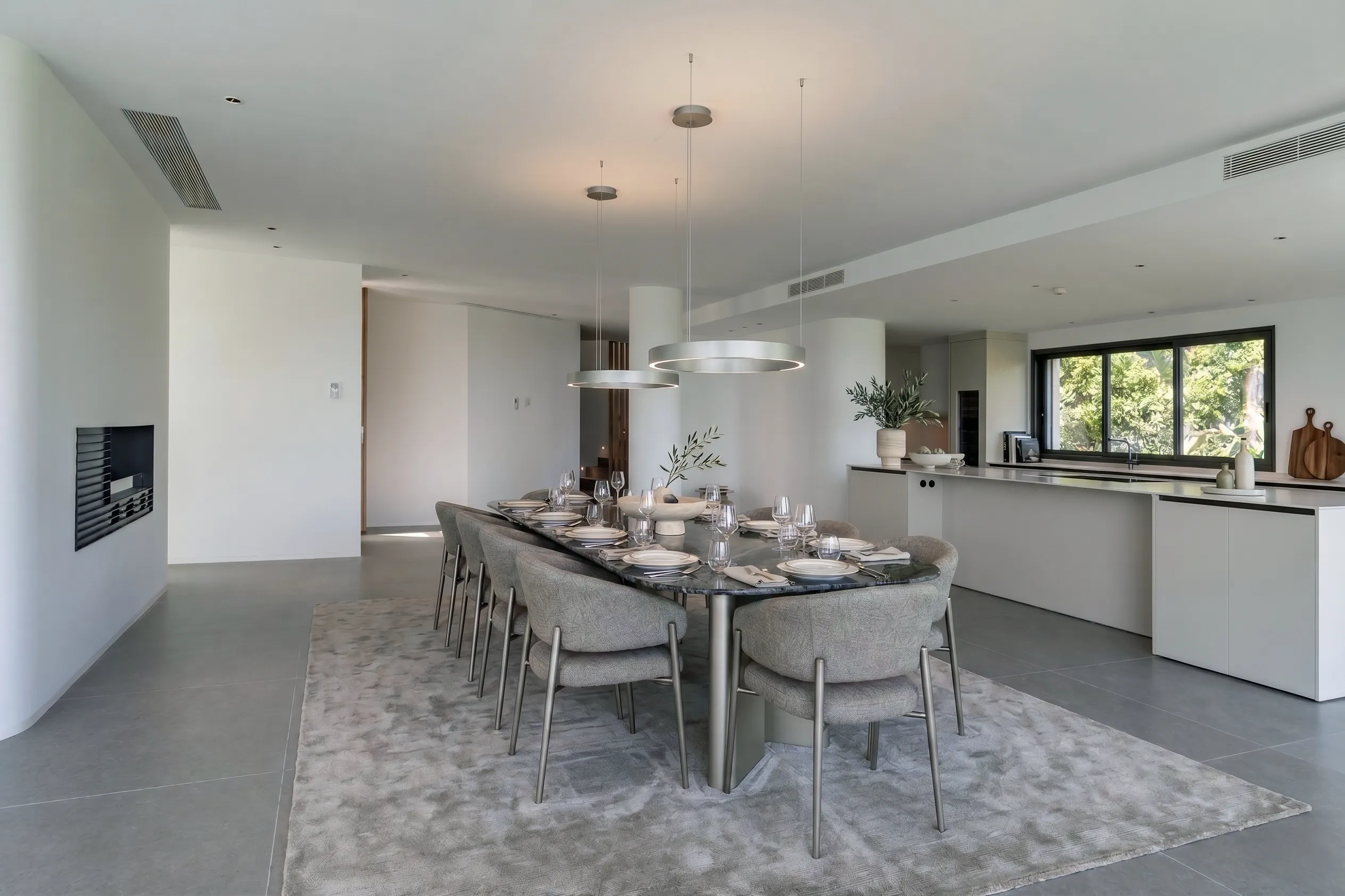 Exclusieve nieuwbouwvilla met panoramisch en gedeeltelijk zeezicht in Son Vida-6