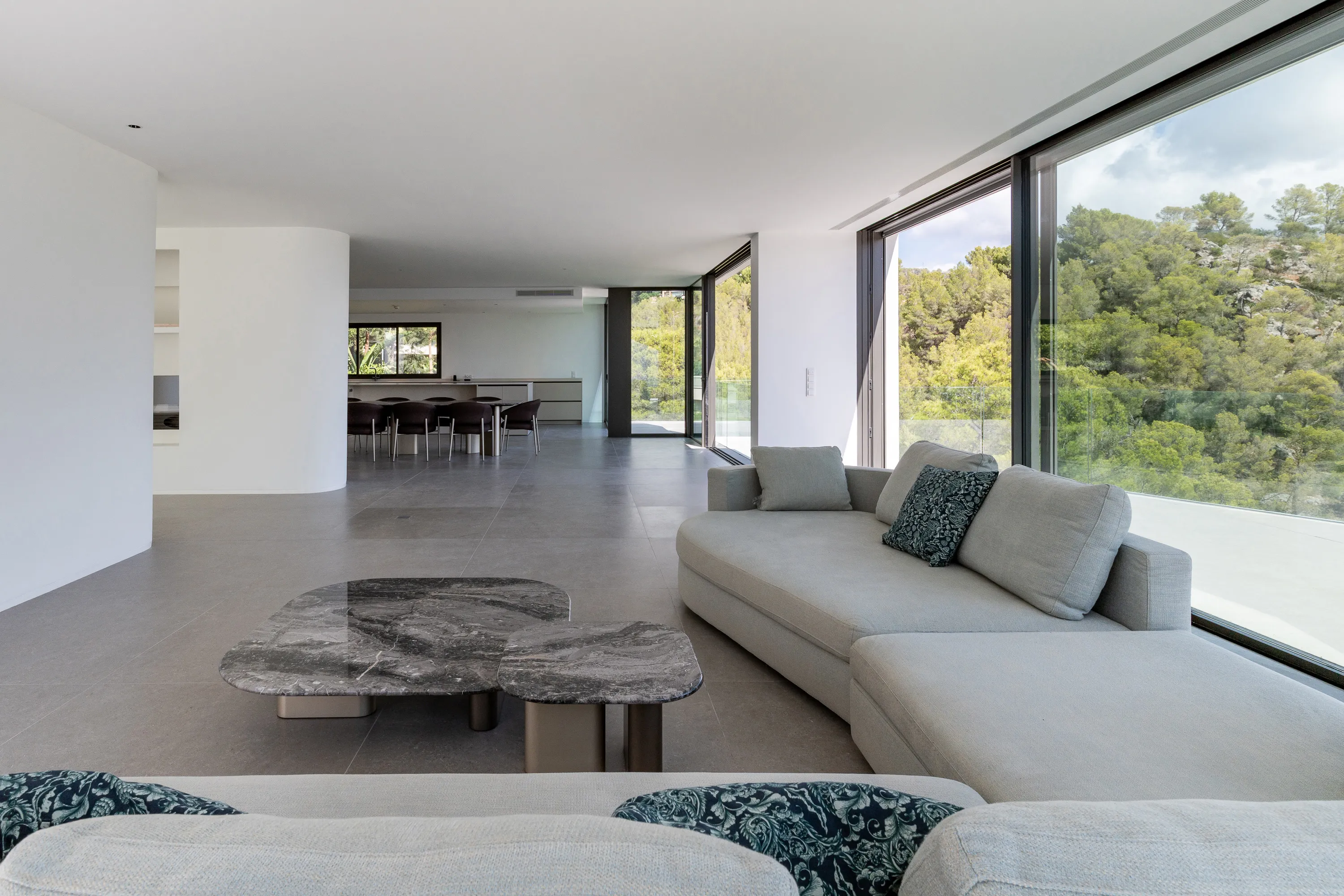 Exclusieve nieuwbouwvilla met panoramisch en gedeeltelijk zeezicht in Son Vida-5