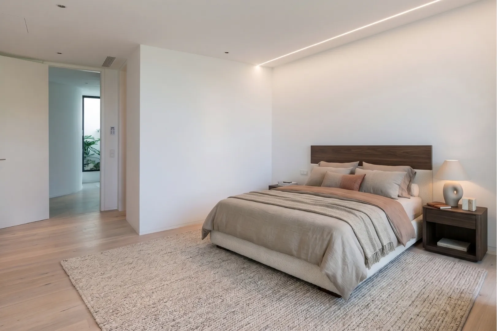 Exclusieve nieuwbouwvilla met panoramisch en gedeeltelijk zeezicht in Son Vida-11