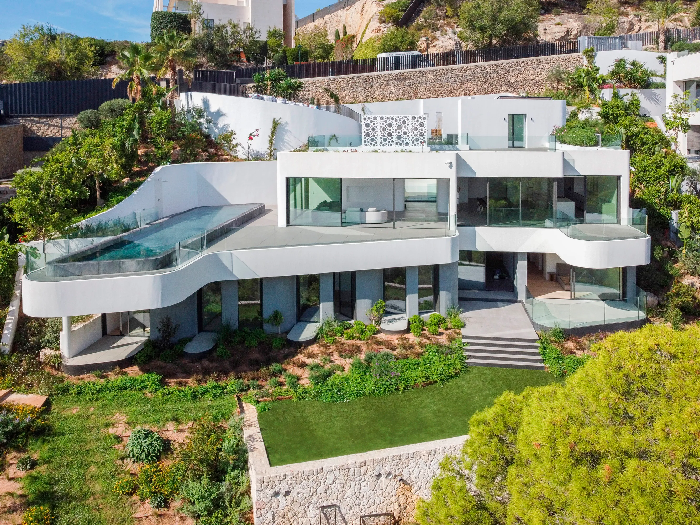 Exclusive newly built villa with panoramic and partial sea views in Son Vida-20