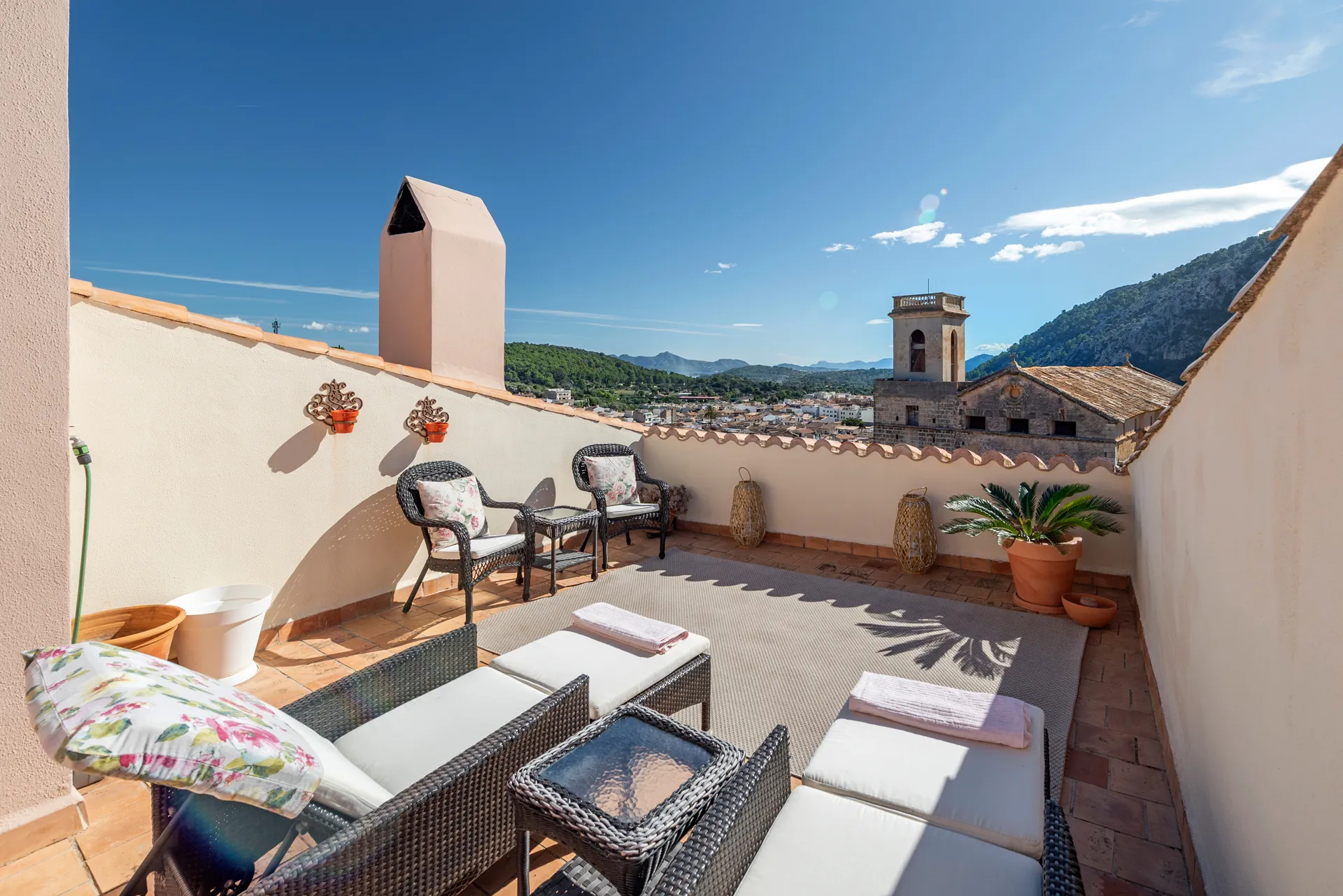 Maison de ville au Calvario avec garage, terrasses et vue mer-13