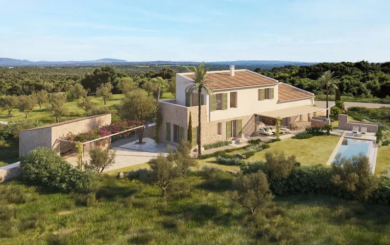 La joya de Santa Margalida: propiedad exclusiva con vistas 360º