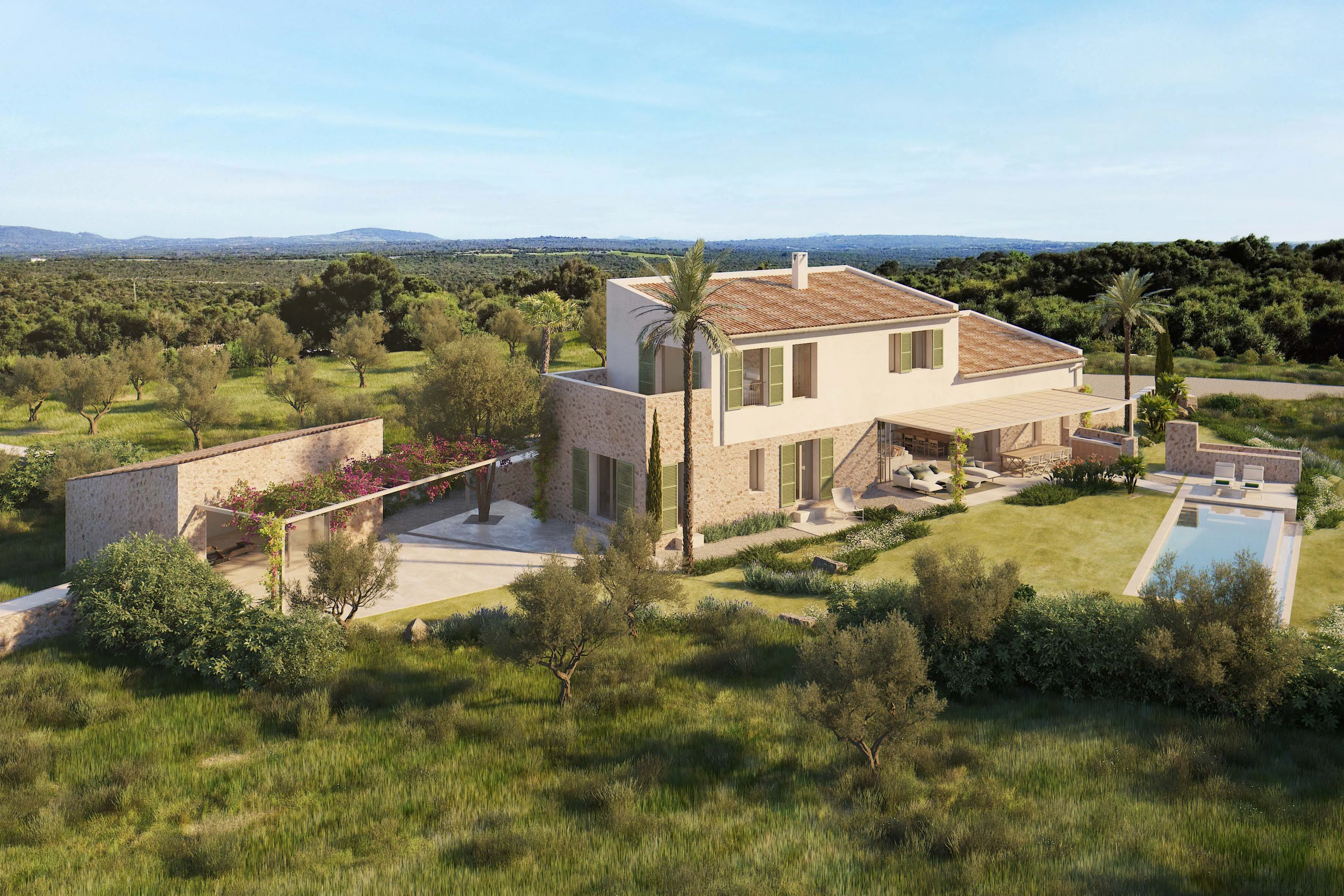 En Santa Margalida – Un proyecto único con vistas panorámicas-1