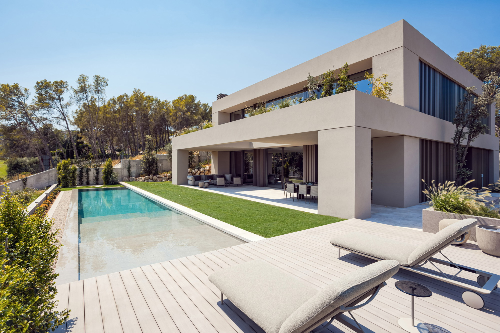 Exquisite designer villa overlooking Son Vida golf course with spa area-41