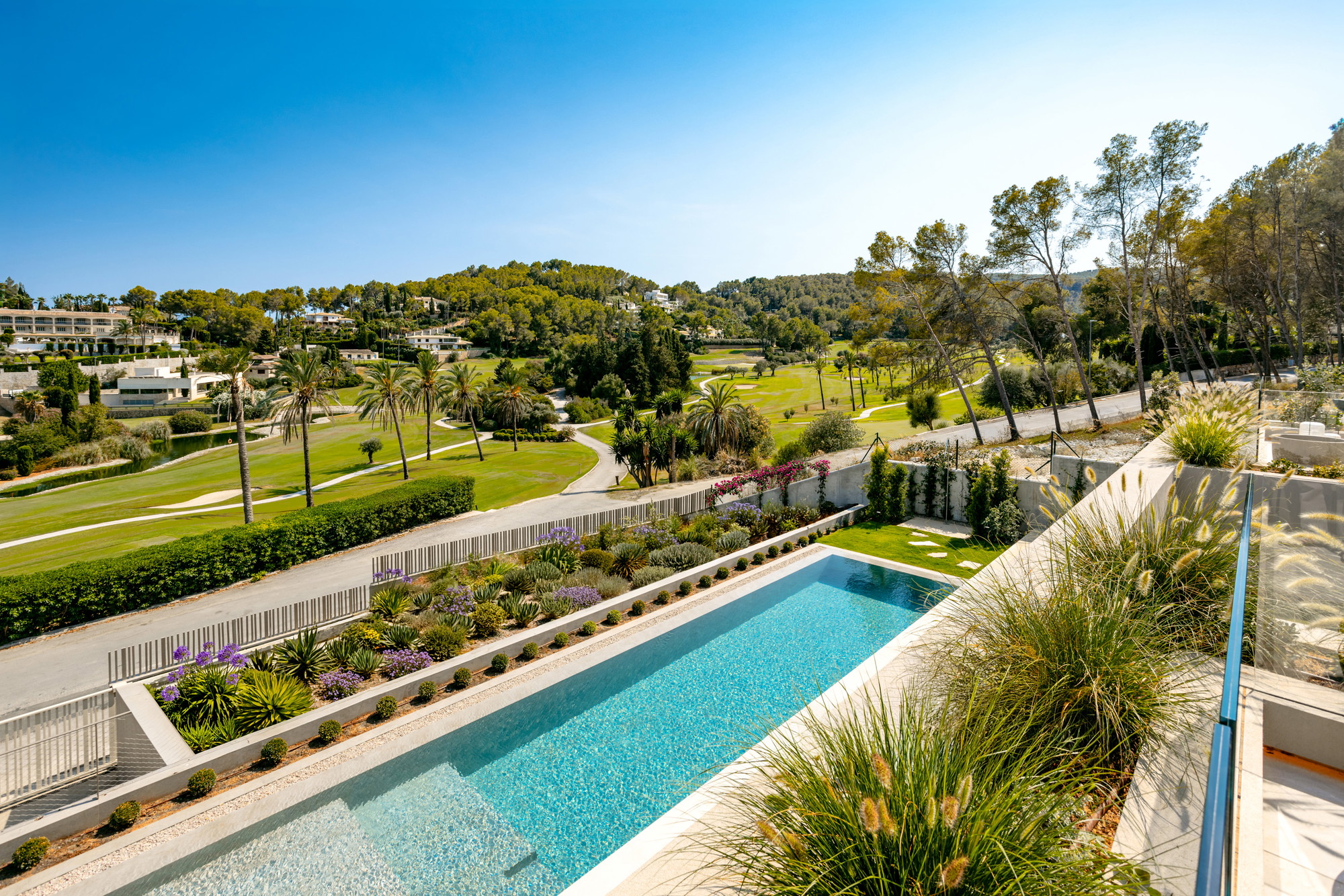 Exquisite designer villa overlooking Son Vida golf course with spa area-3