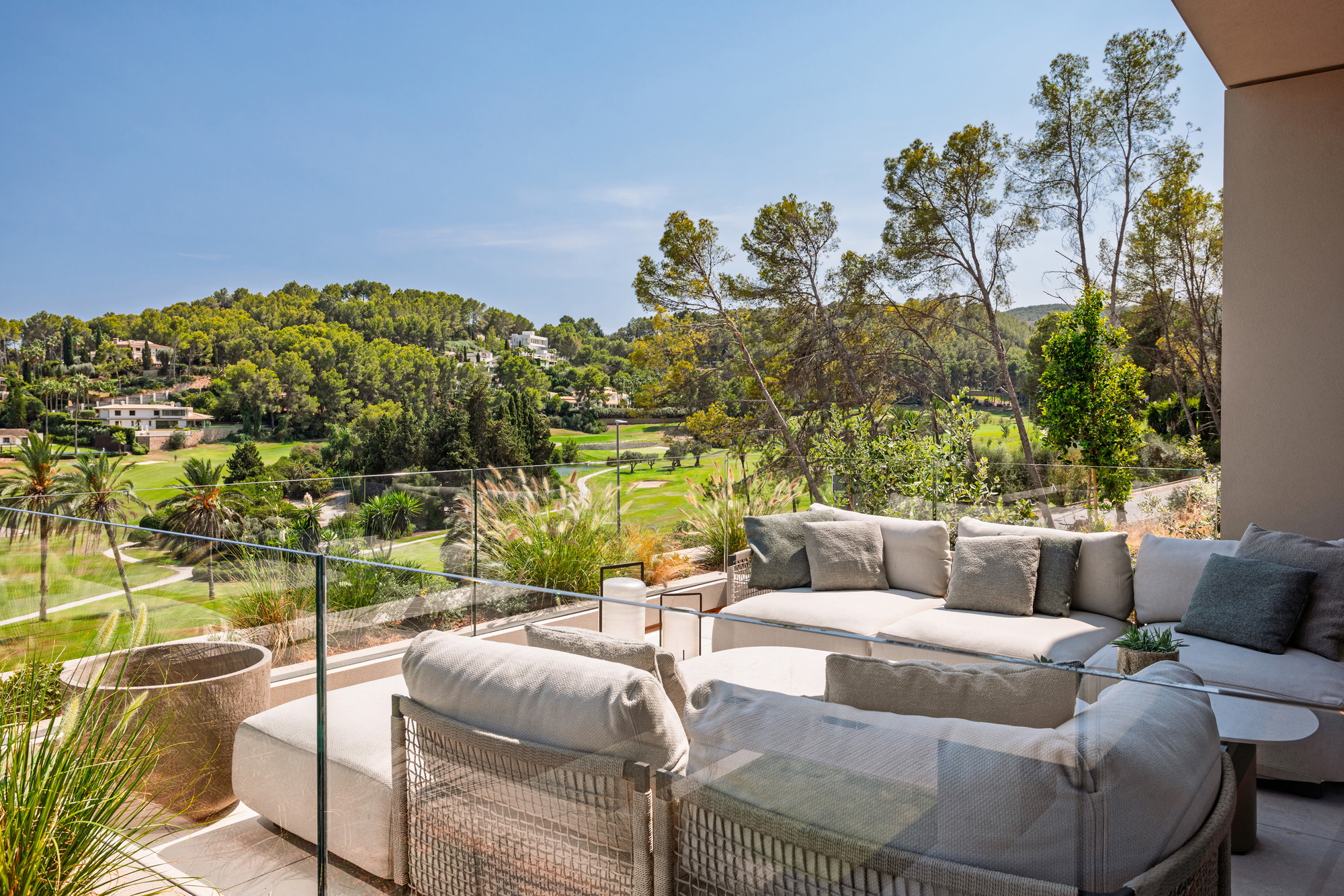 Exquisite designer villa overlooking Son Vida golf course with spa area-5