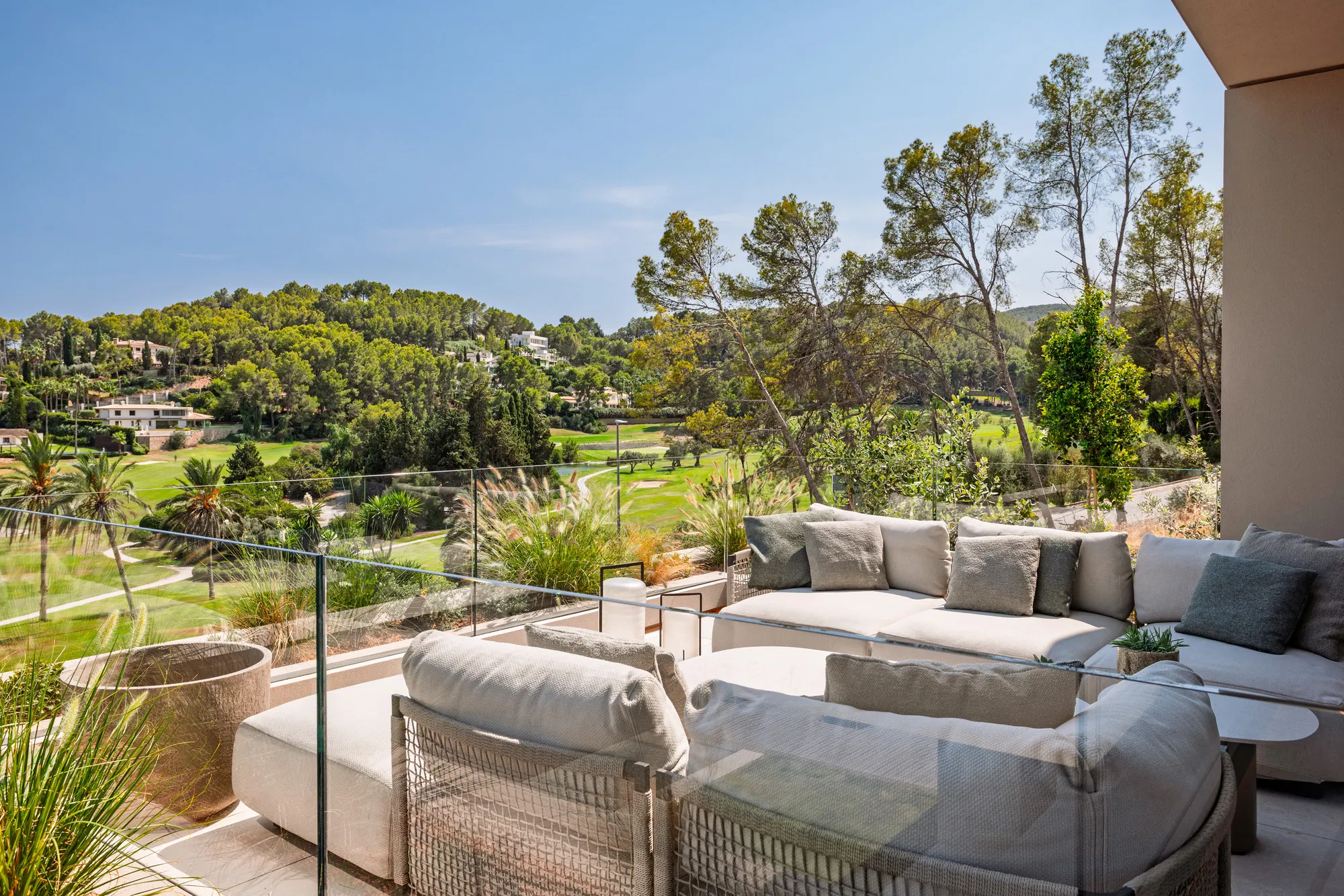 Exquisite designer villa overlooking Son Vida golf course with spa area-5