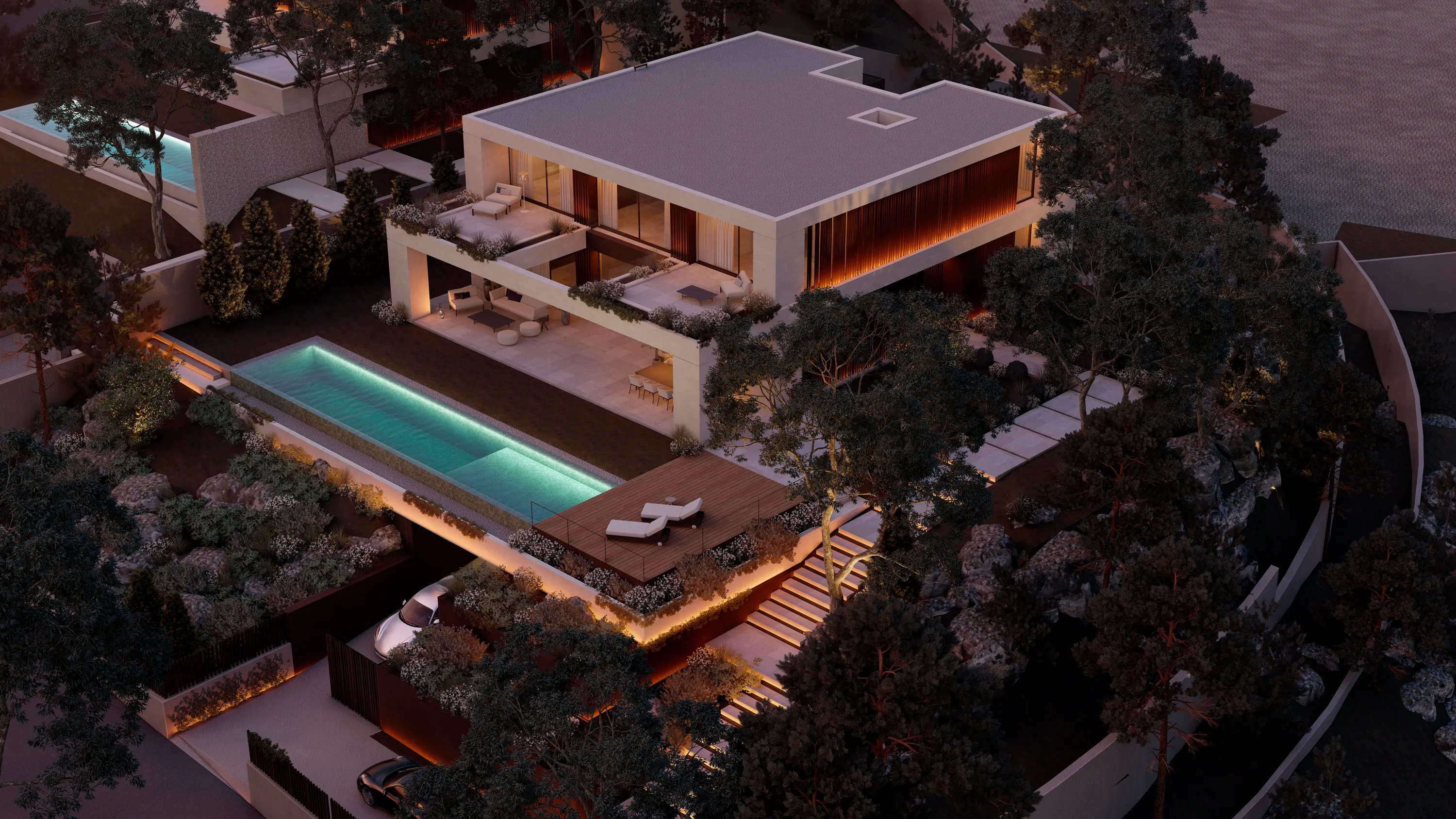 ARIMA – A newly built golfside residence with wellness and spa area-14