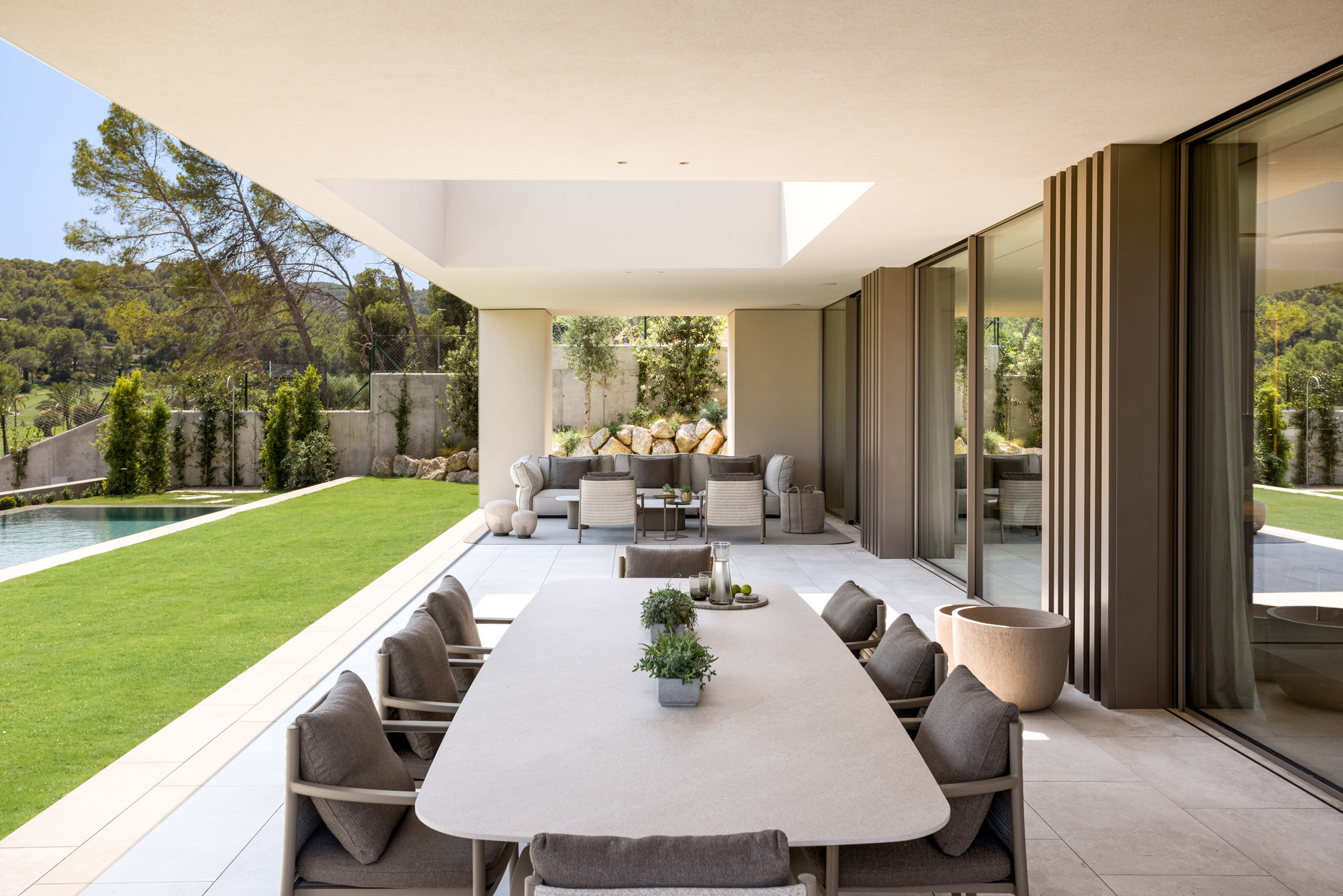 Exquisite designer villa overlooking Son Vida golf course with spa area-6