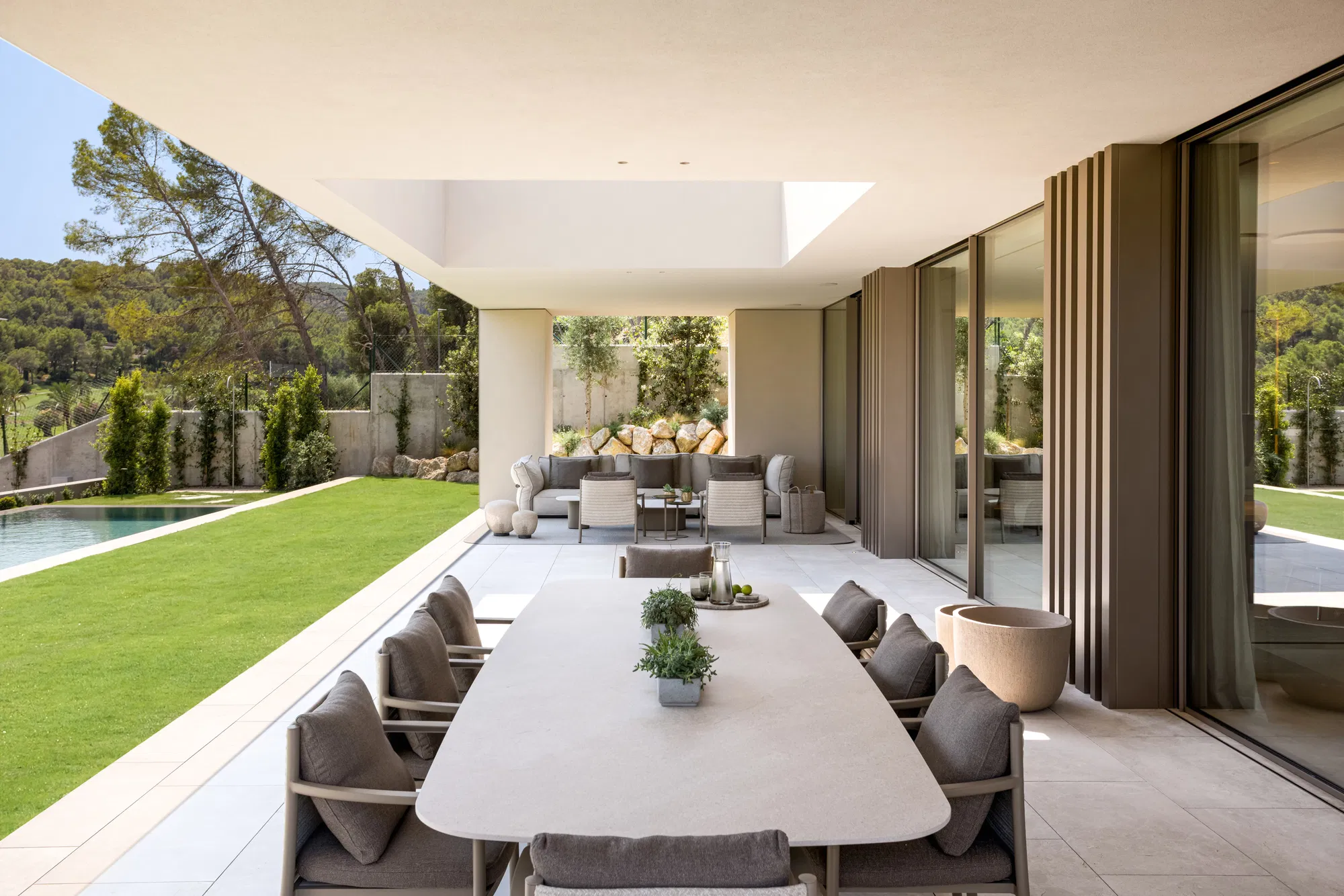 Exquisite designer villa overlooking Son Vida golf course with spa area-6