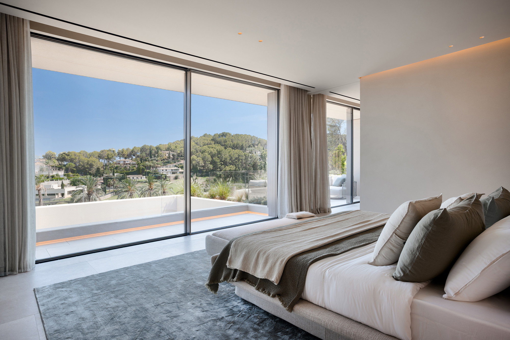 Exquisite designer villa overlooking Son Vida golf course with spa area-17