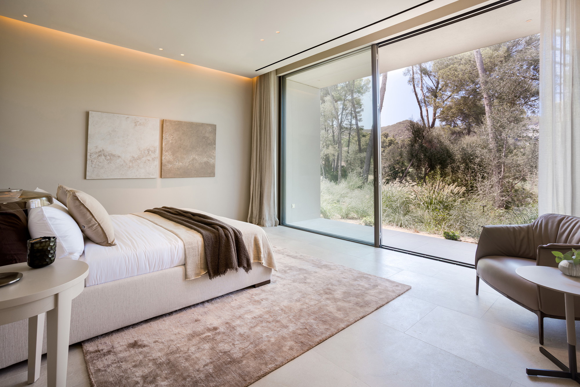 Exquisite designer villa overlooking Son Vida golf course with spa area-33