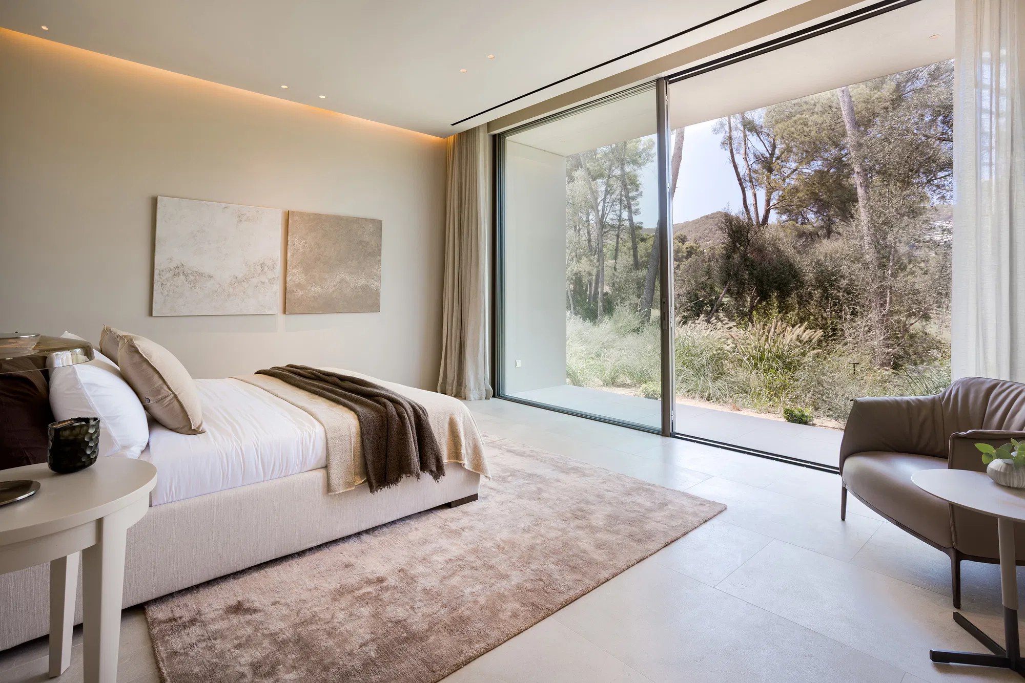 Exquisite designer villa overlooking Son Vida golf course with spa area-33