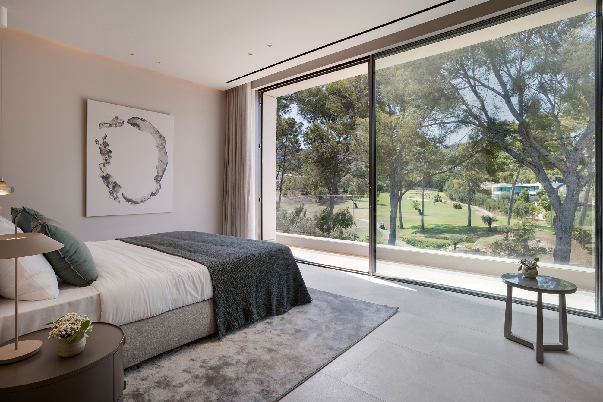 Exquisite designer villa overlooking Son Vida golf course with spa area-31
